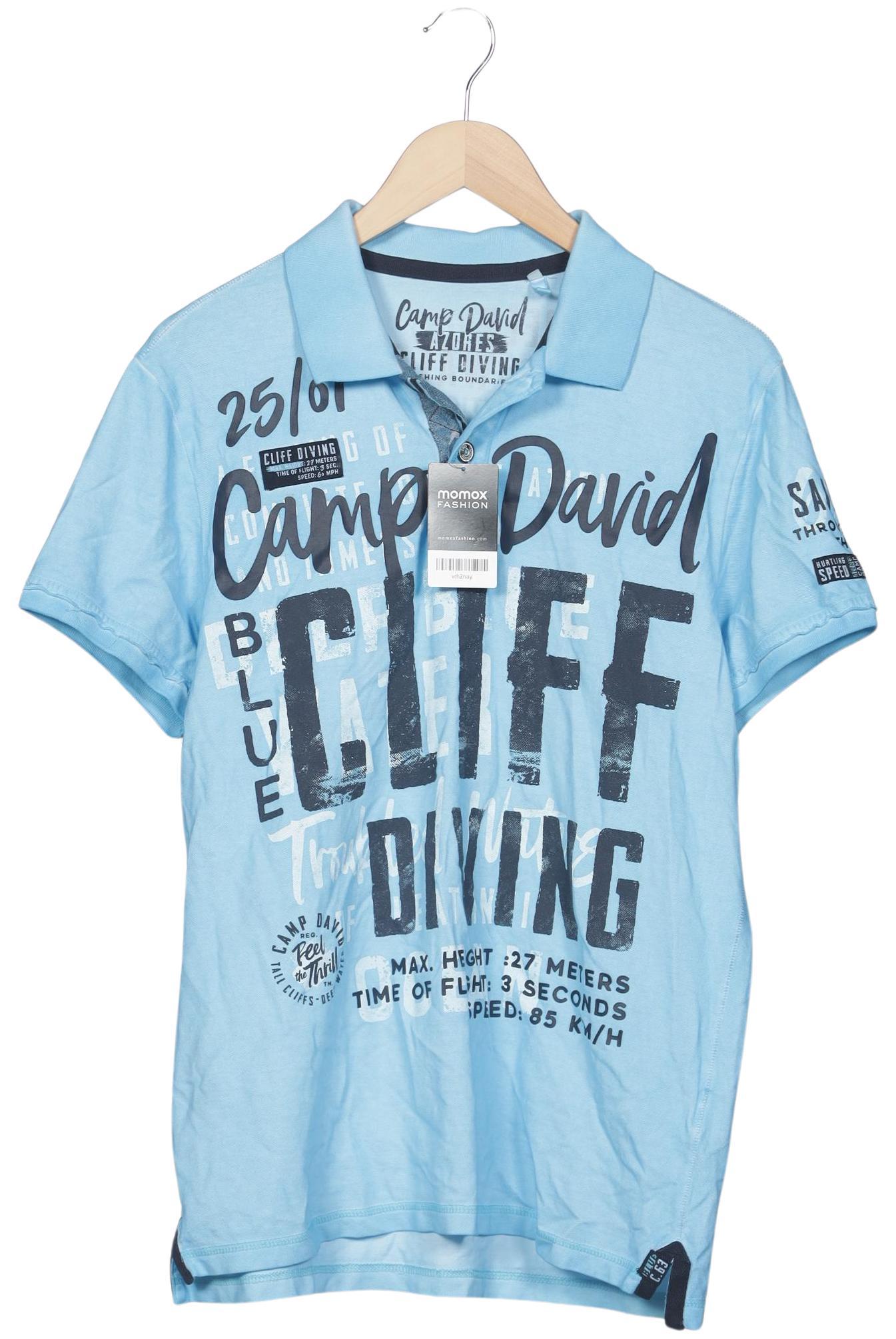 

Camp David Herren Poloshirt, hellblau, Gr. 52