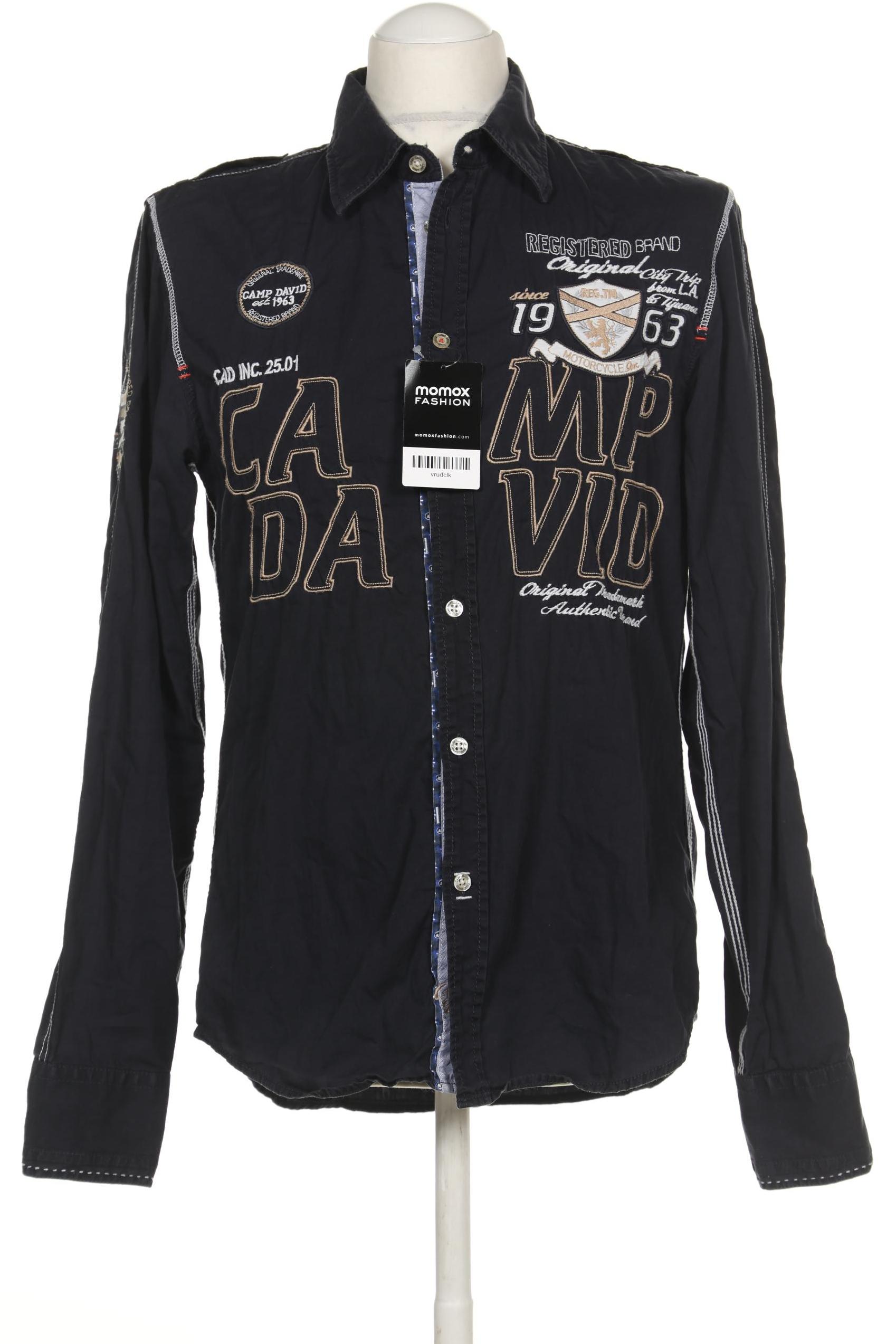 

Camp David Herren Hemd, schwarz