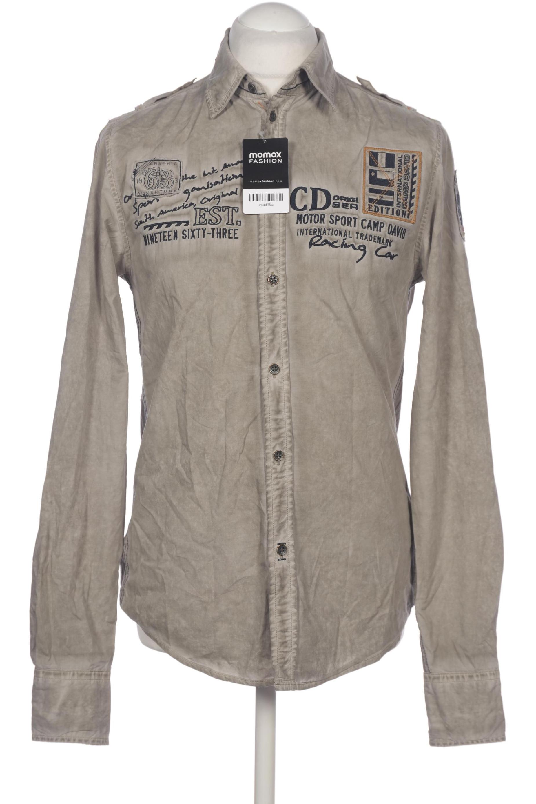 Thumbnail - Camp David Herren Hemd, beige, Gr. 46