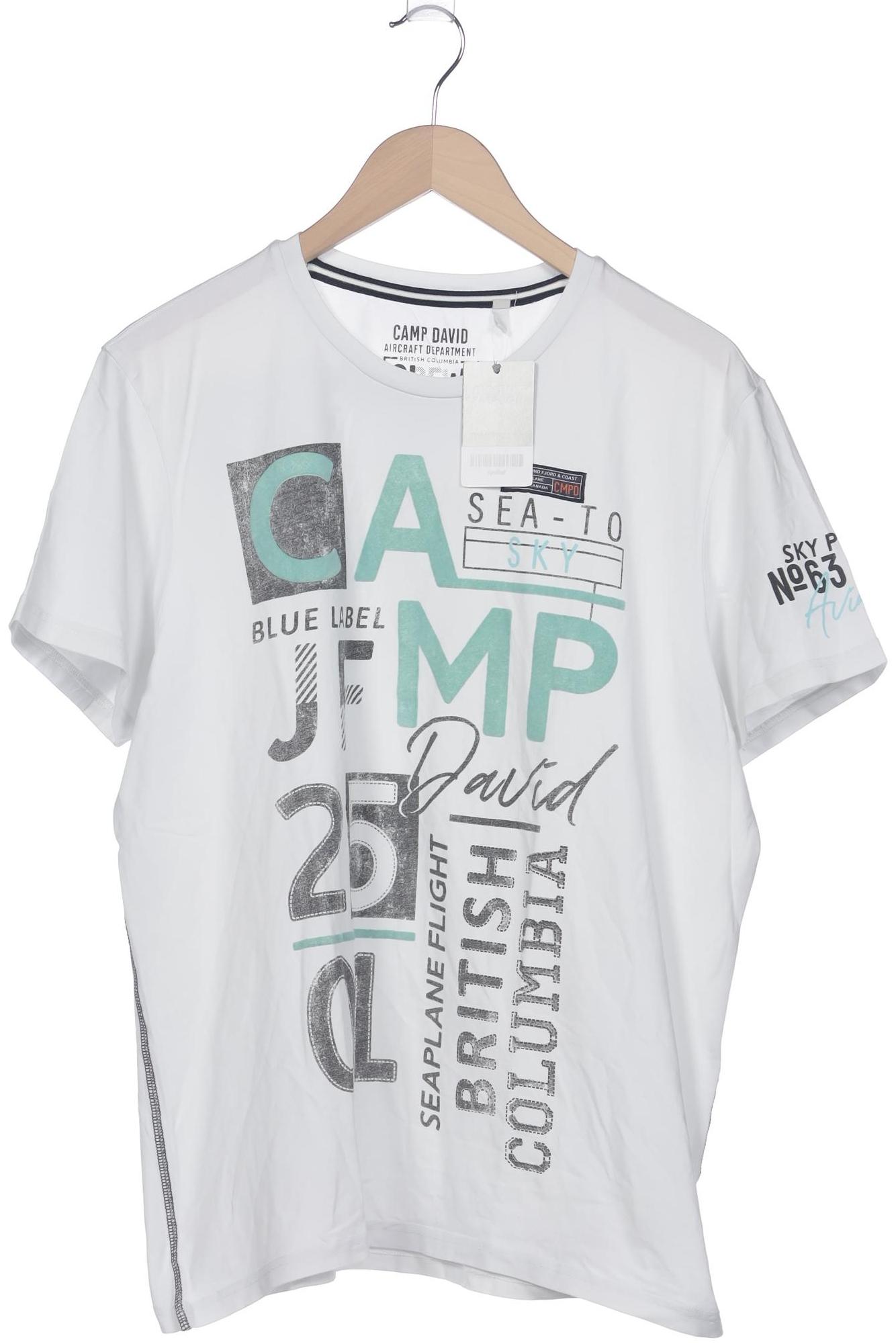 

Camp David Herren T-Shirt, weiß, Gr. 54