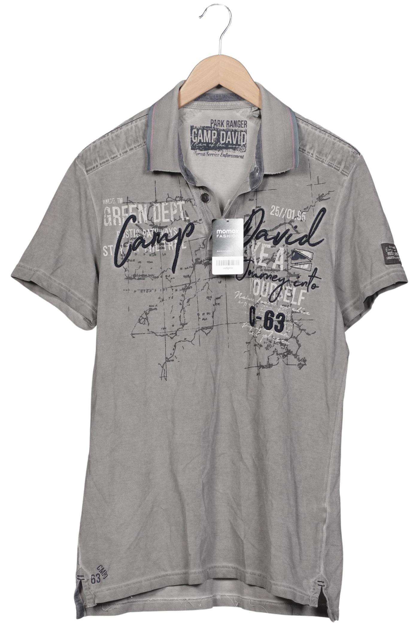 

Camp David Herren Poloshirt, grau, Gr. 52