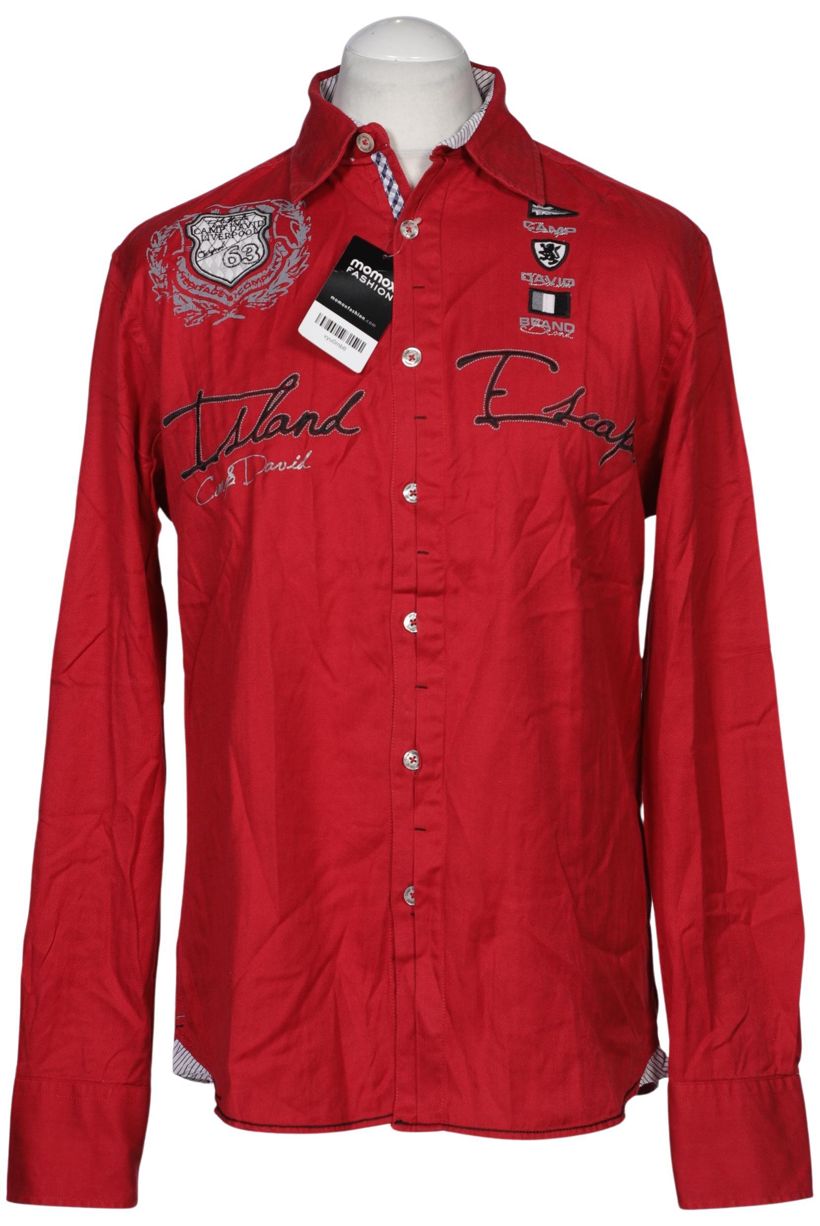 

Camp David Herren Hemd, rot, Gr. 48