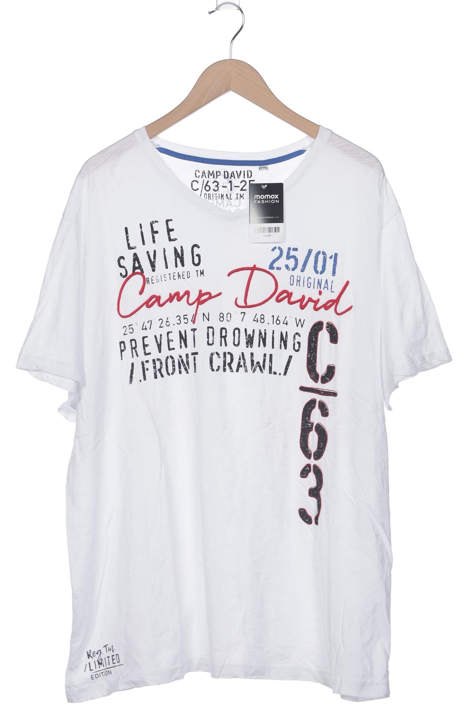 

Camp David Herren T-Shirt, weiß, Gr. 58