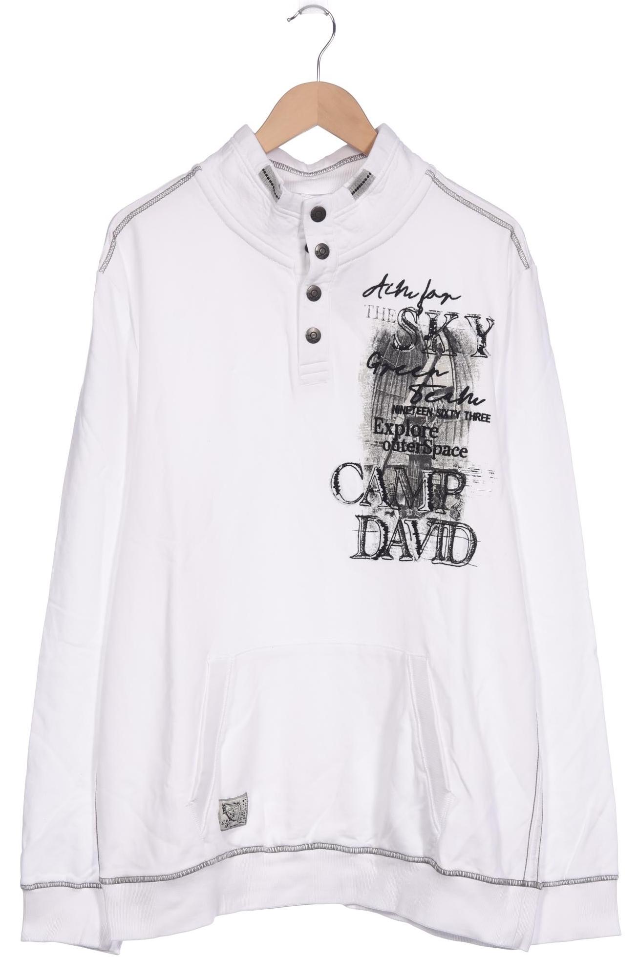 

Camp David Herren Sweatshirt, weiß, Gr. 56