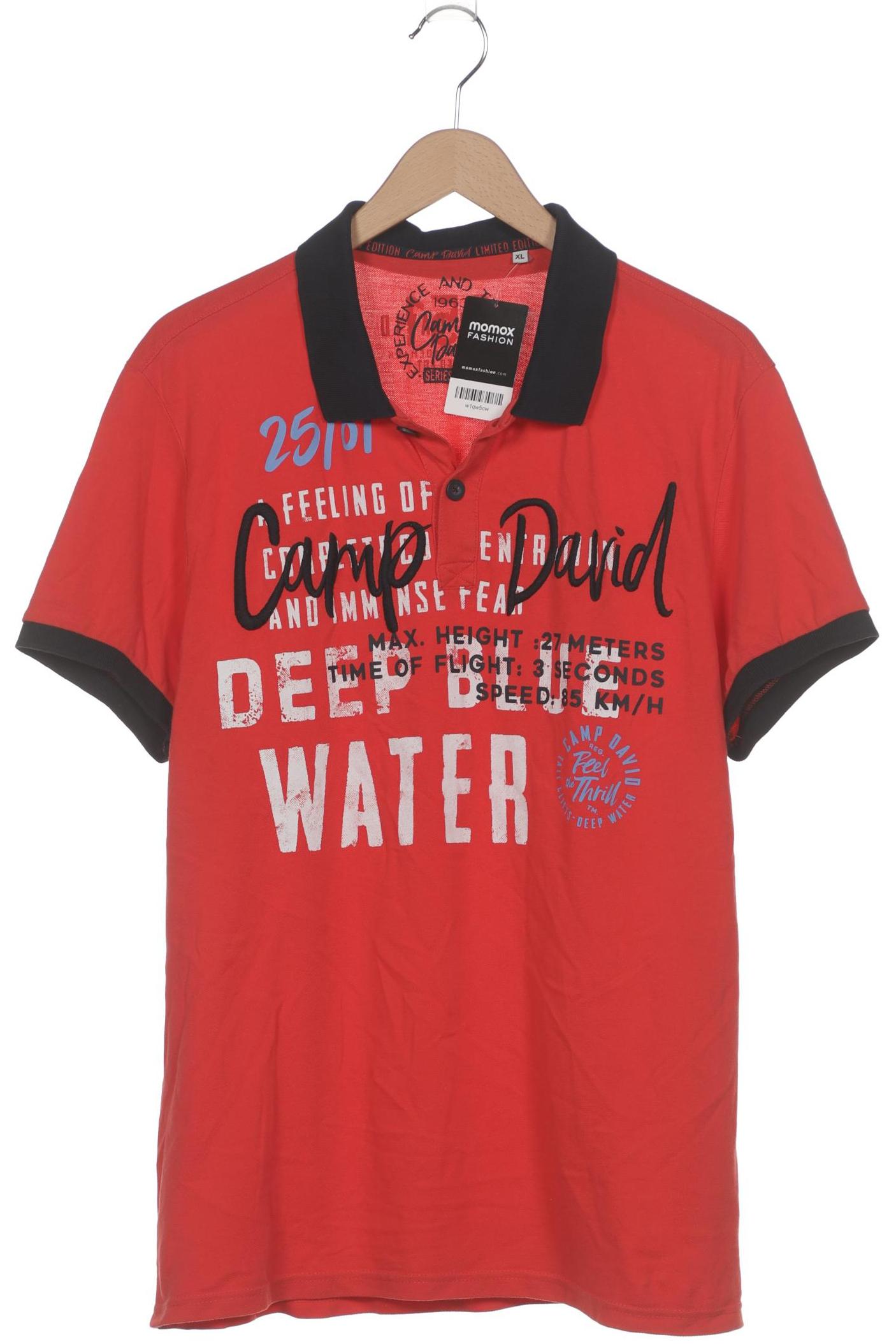 

Camp David Herren Poloshirt, rot, Gr. 54