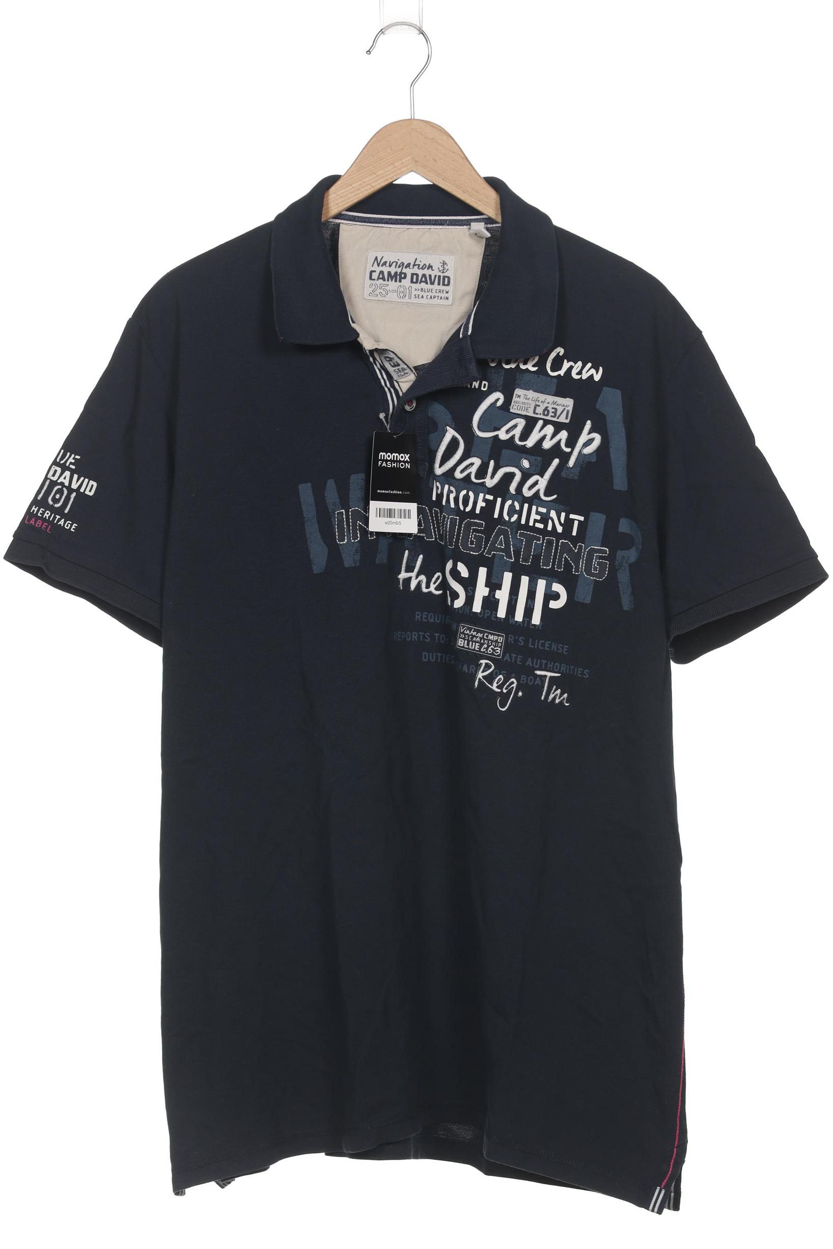 

Camp David Herren Poloshirt, marineblau, Gr. 58