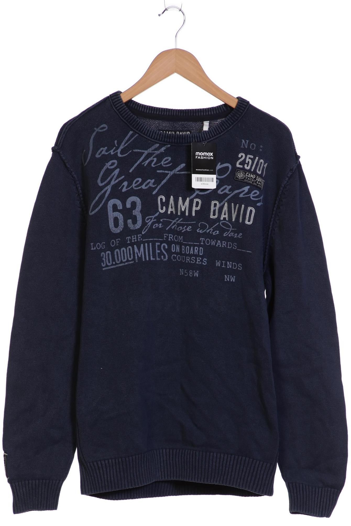 

Camp David Herren Pullover, marineblau