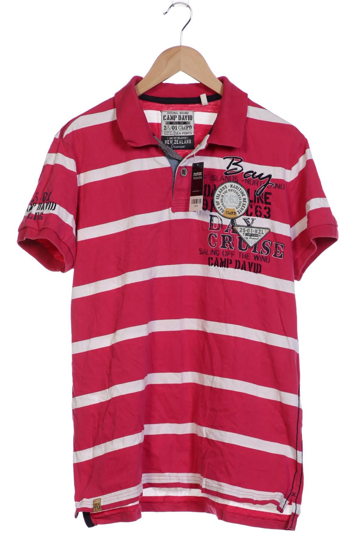 

Camp David Herren Poloshirt, pink, Gr. 54