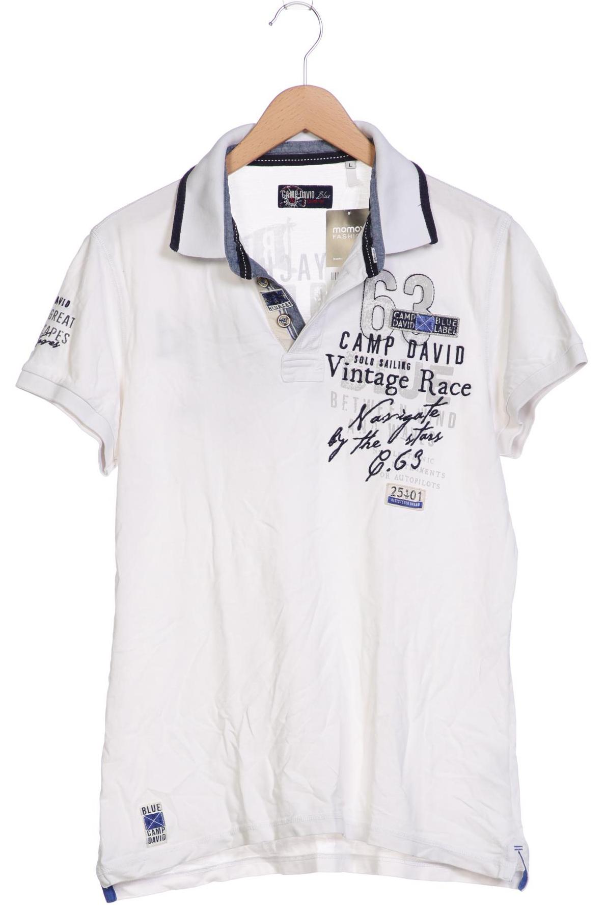 

Camp David Herren Poloshirt, weiß