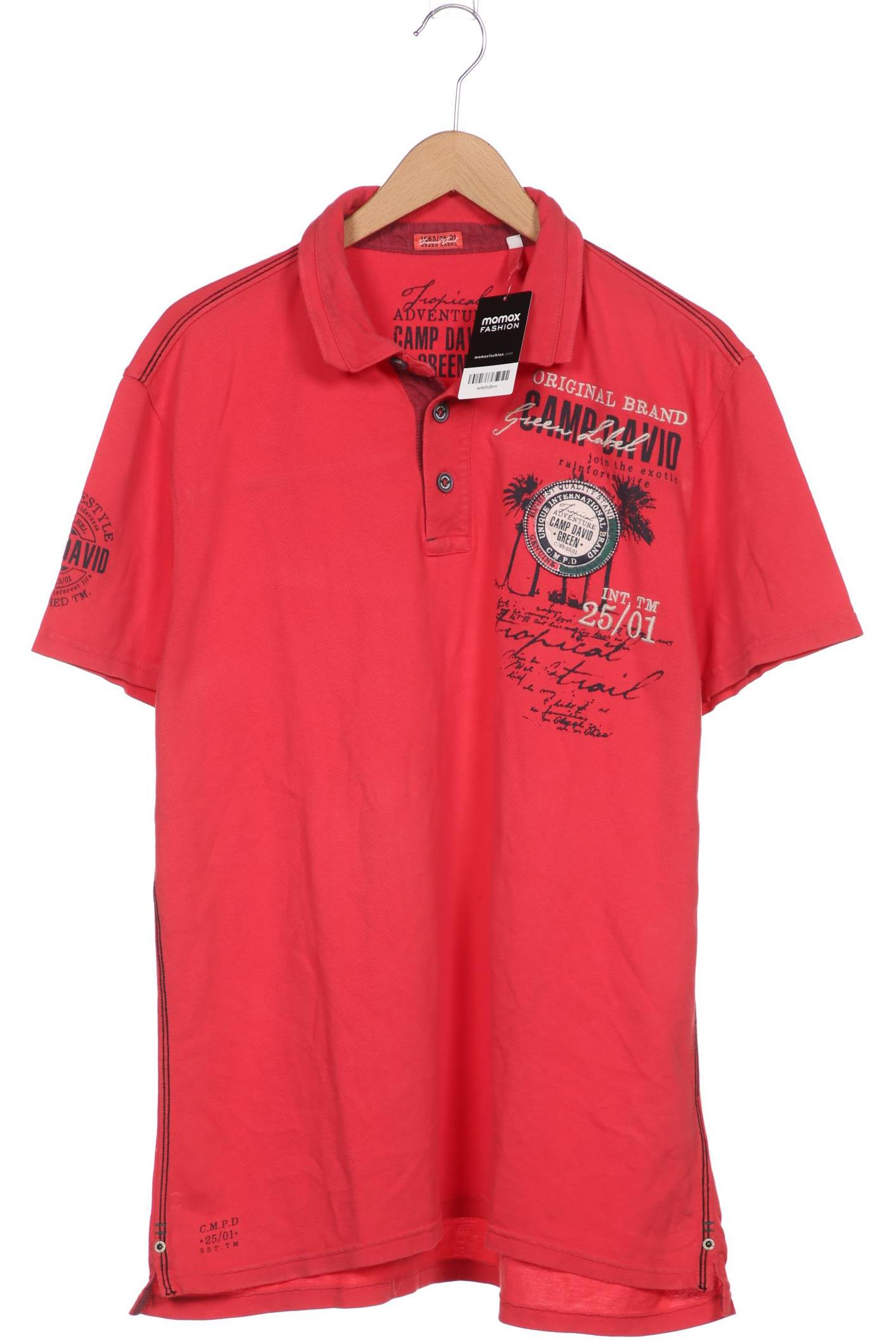 

Camp David Herren Poloshirt, rot, Gr. 56