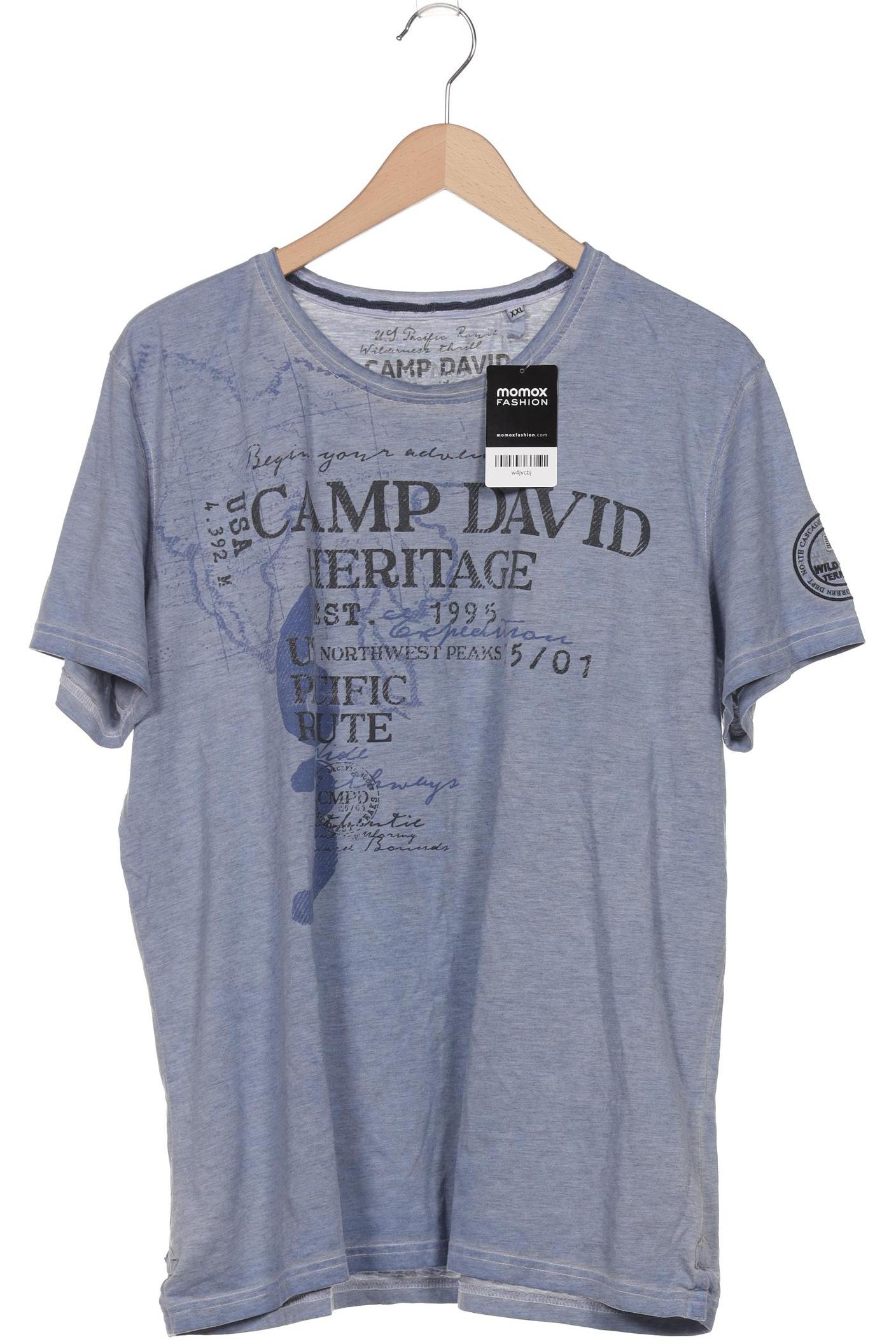 

Camp David Herren T-Shirt, blau, Gr. 56