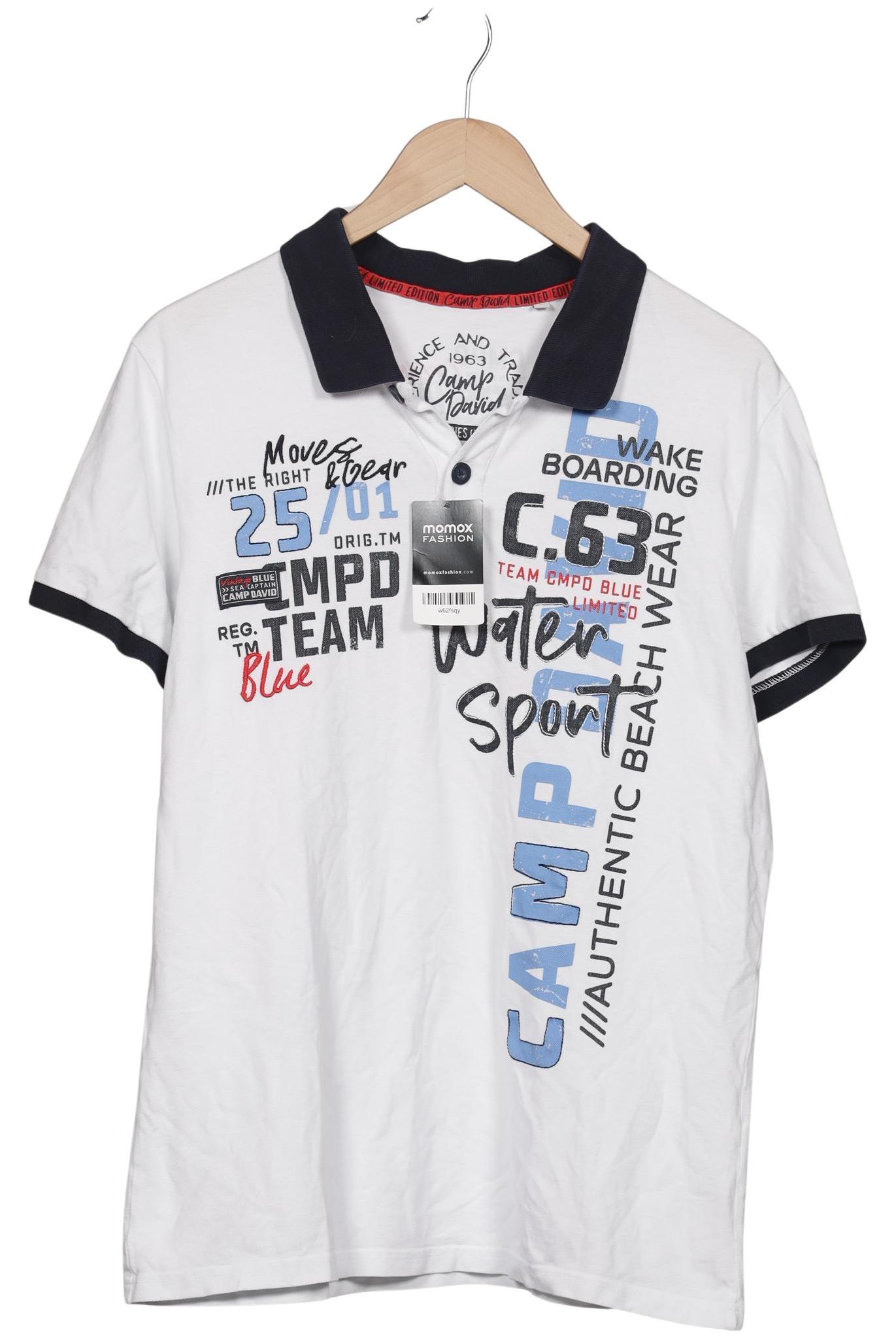 

Camp David Herren Poloshirt, weiß, Gr. 52