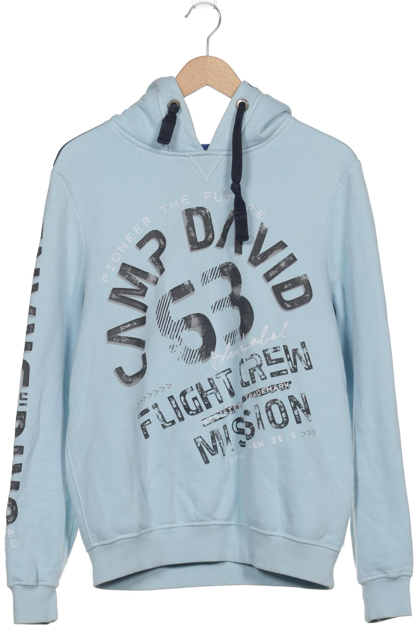 

Camp David Herren Kapuzenpullover, hellblau, Gr. 46