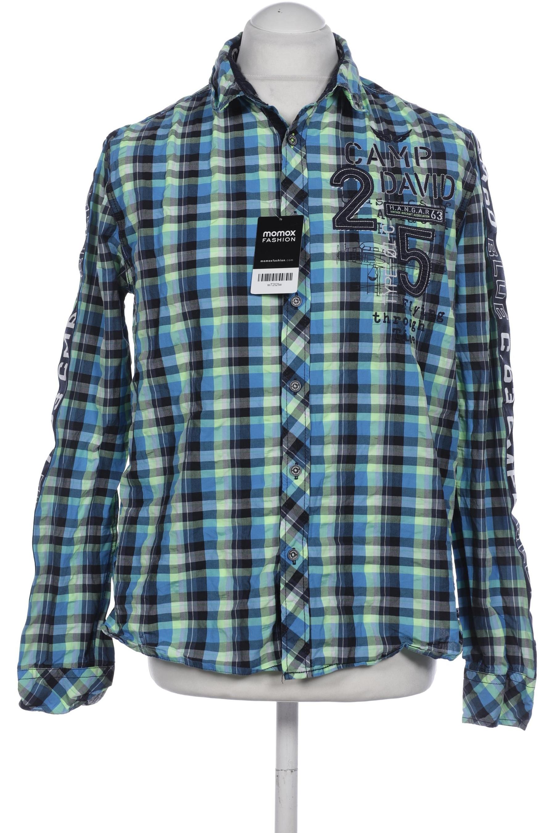 

Camp David Herren Hemd, blau, Gr. 48