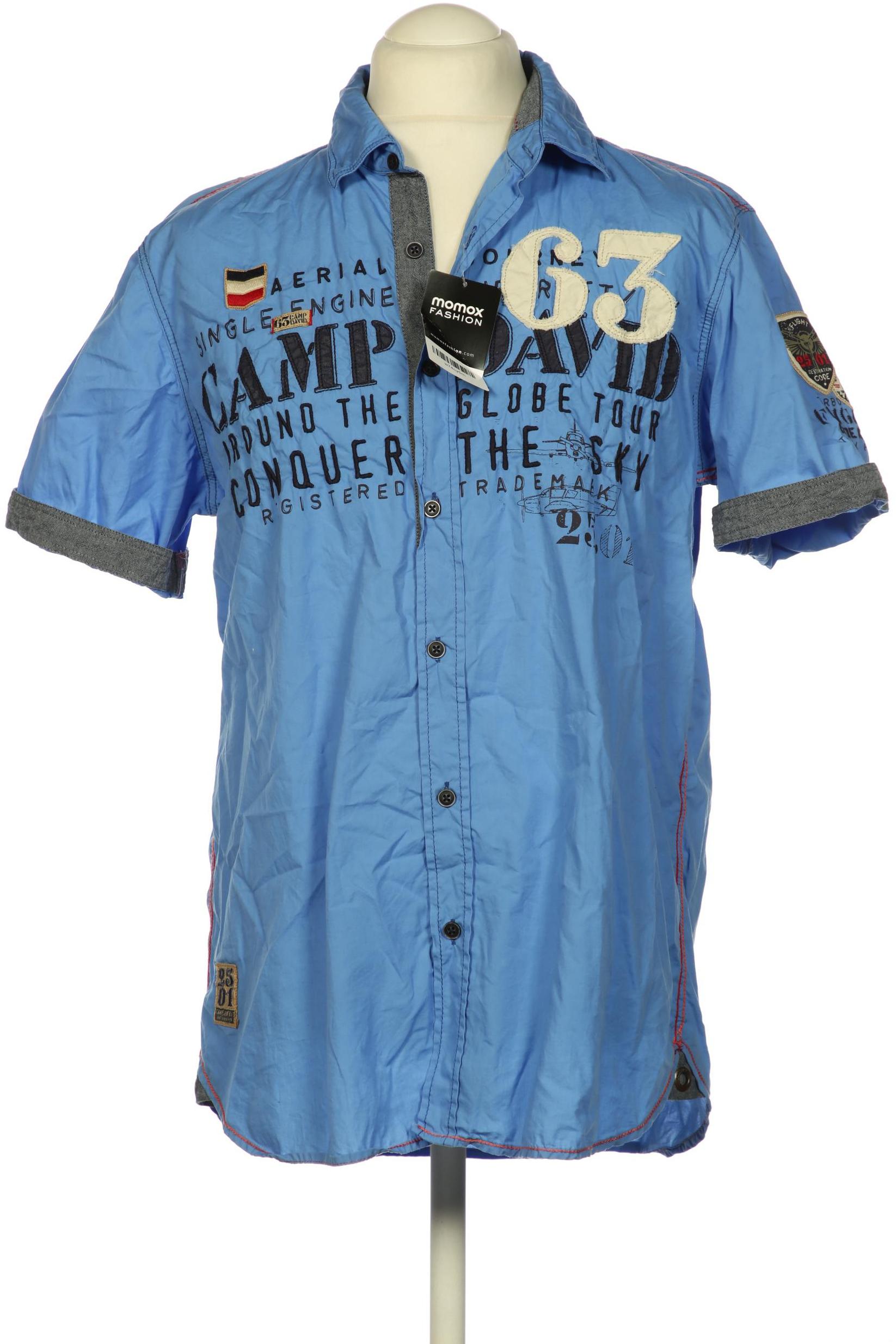 

Camp David Herren Hemd, blau