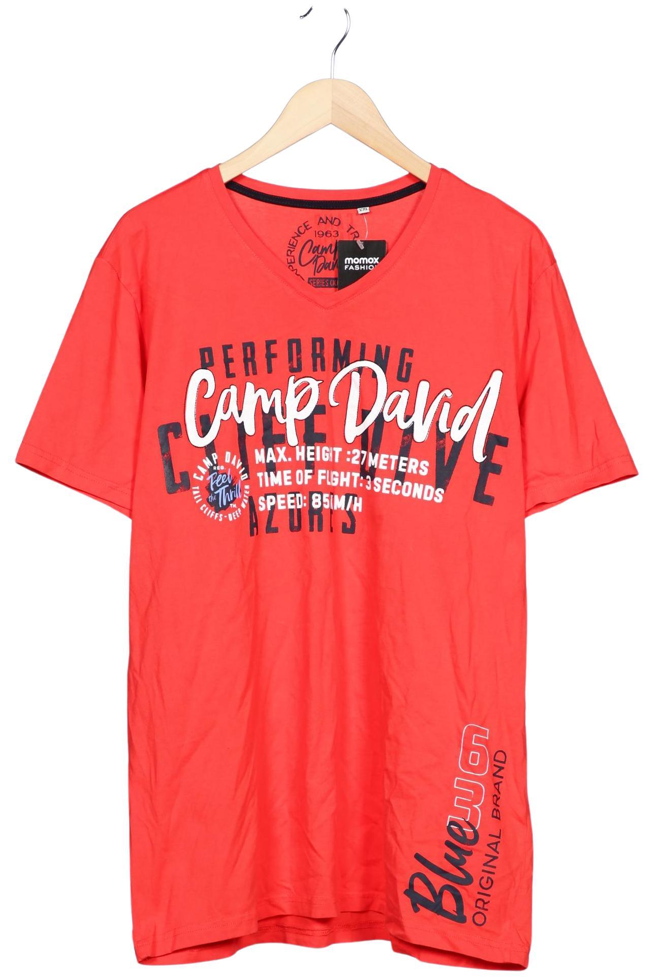 

Camp David Herren T-Shirt, rot, Gr. 56