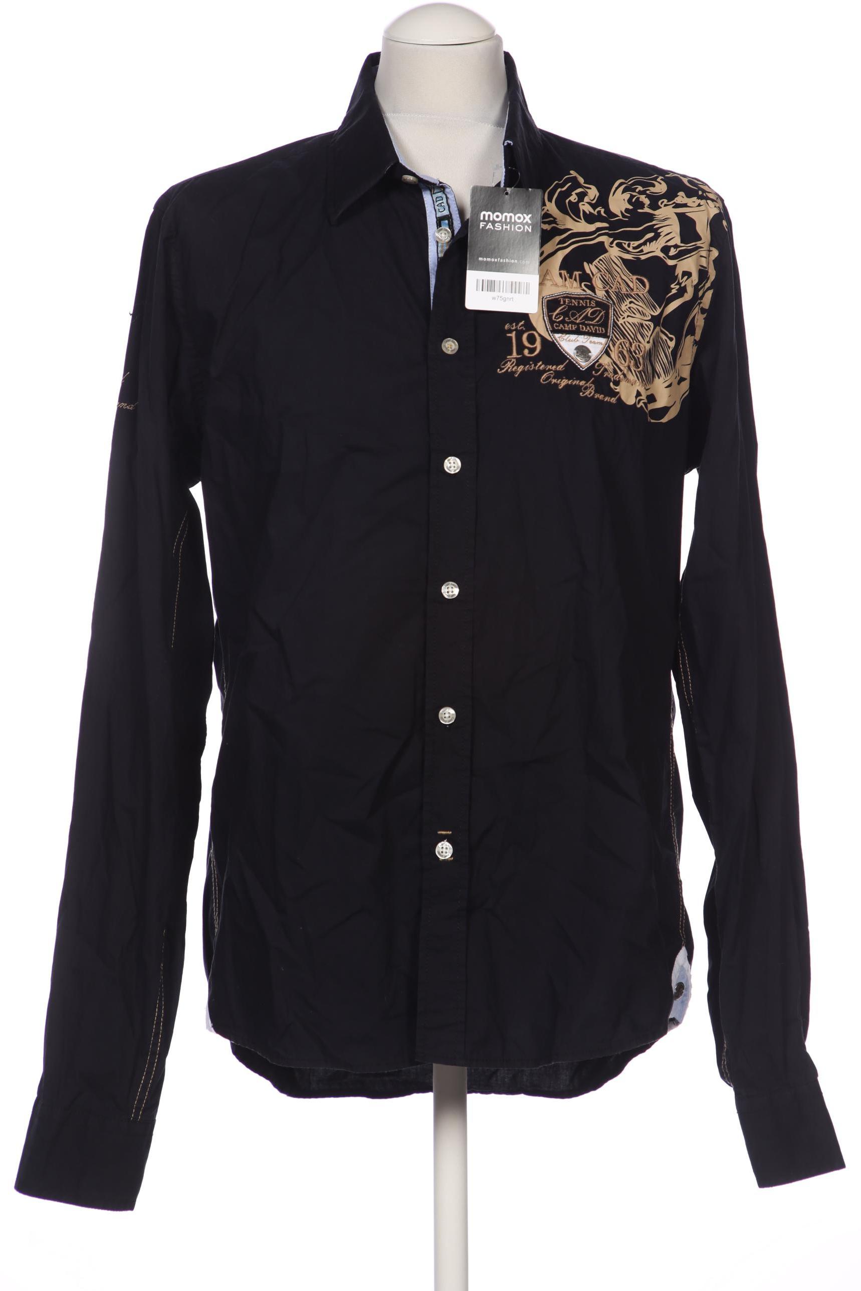 

Camp David Herren Hemd, schwarz