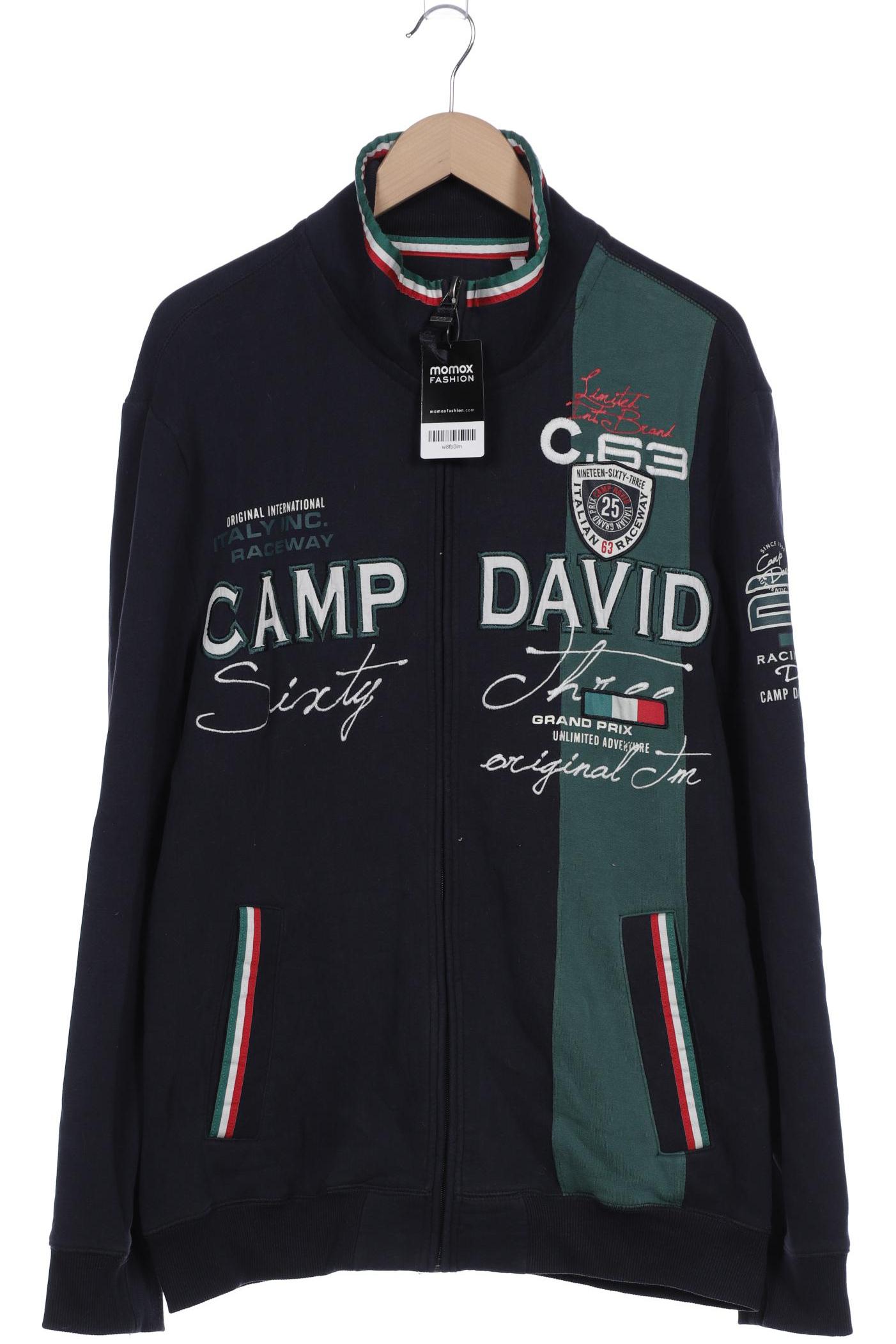 

Camp David Herren Sweatshirt, marineblau, Gr. 56