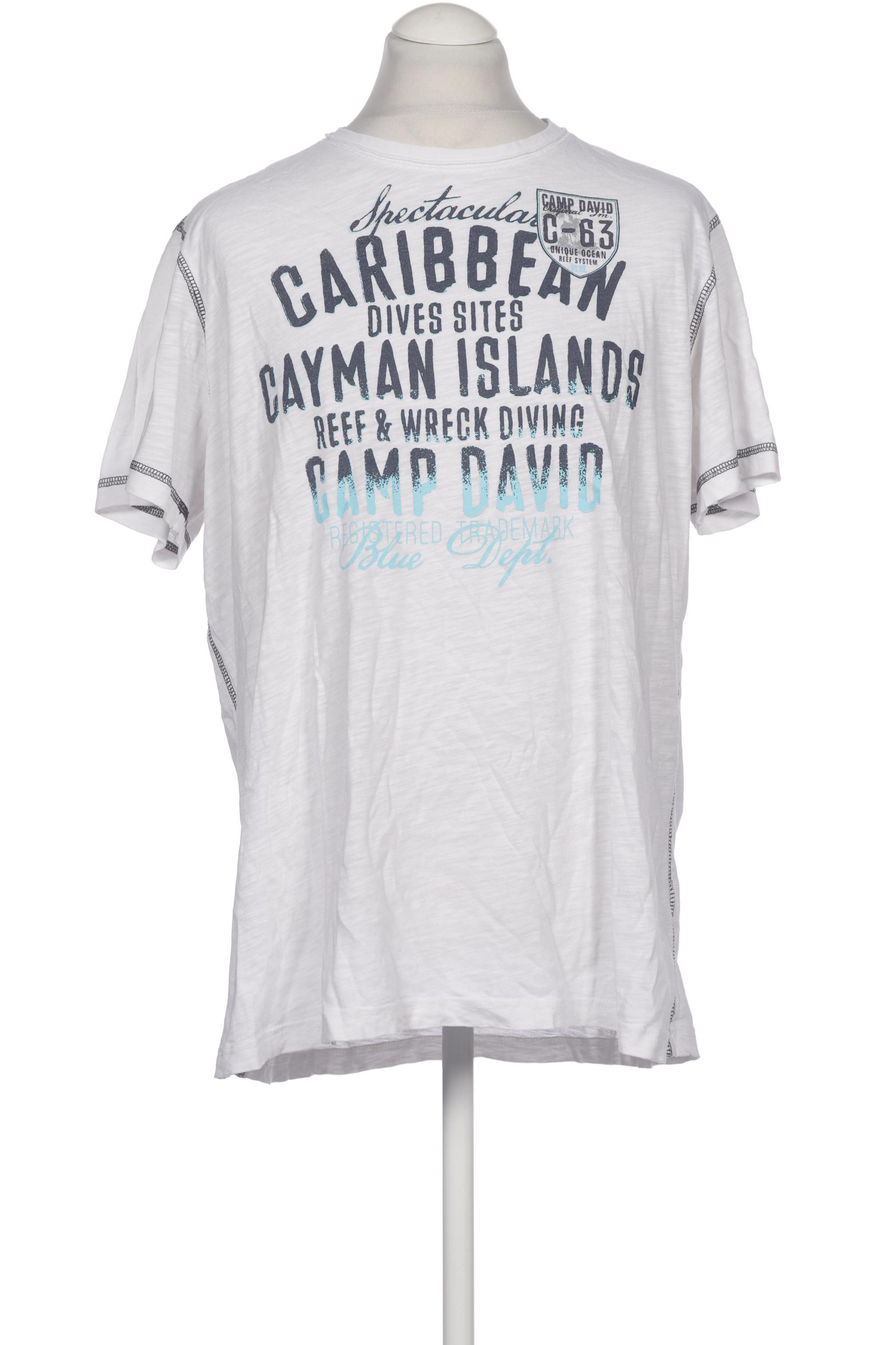 

Camp David Herren T-Shirt, weiß, Gr. 54