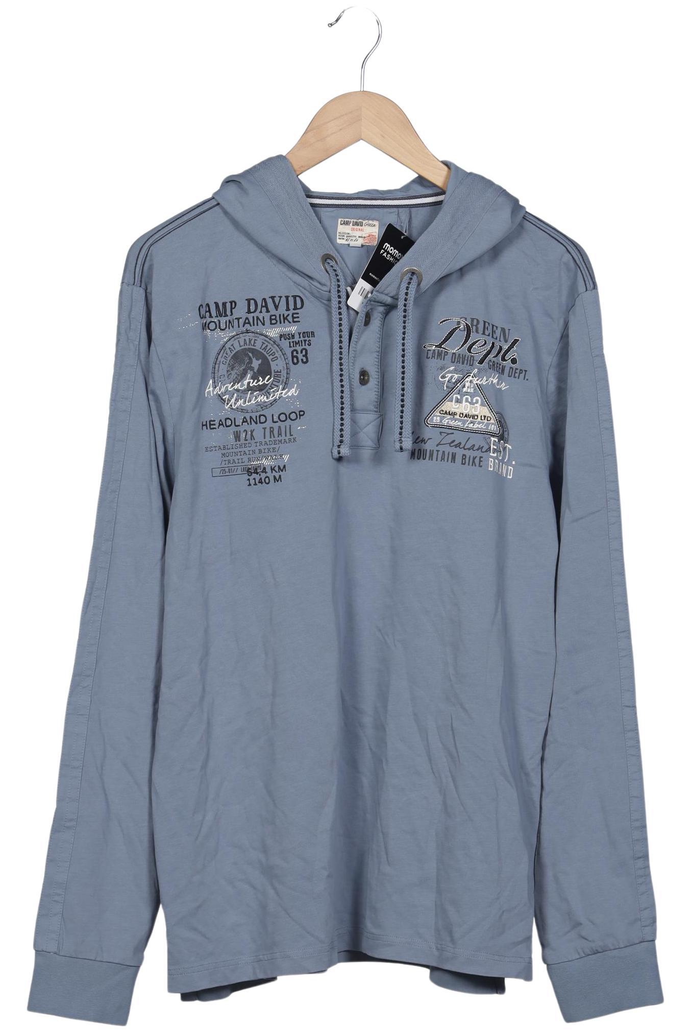 

Camp David Herren Kapuzenpullover, blau, Gr. 54