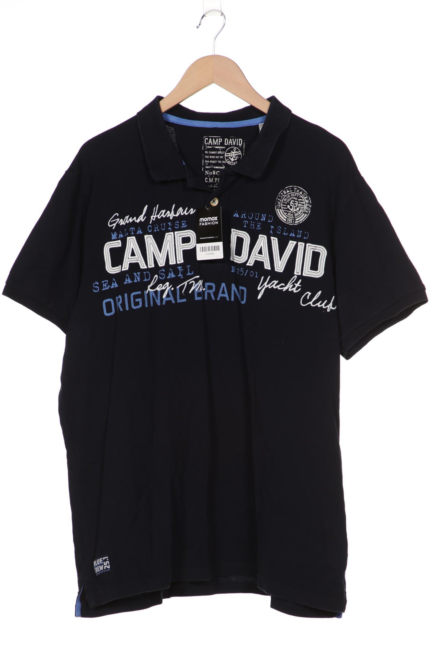 

Camp David Herren Poloshirt, marineblau