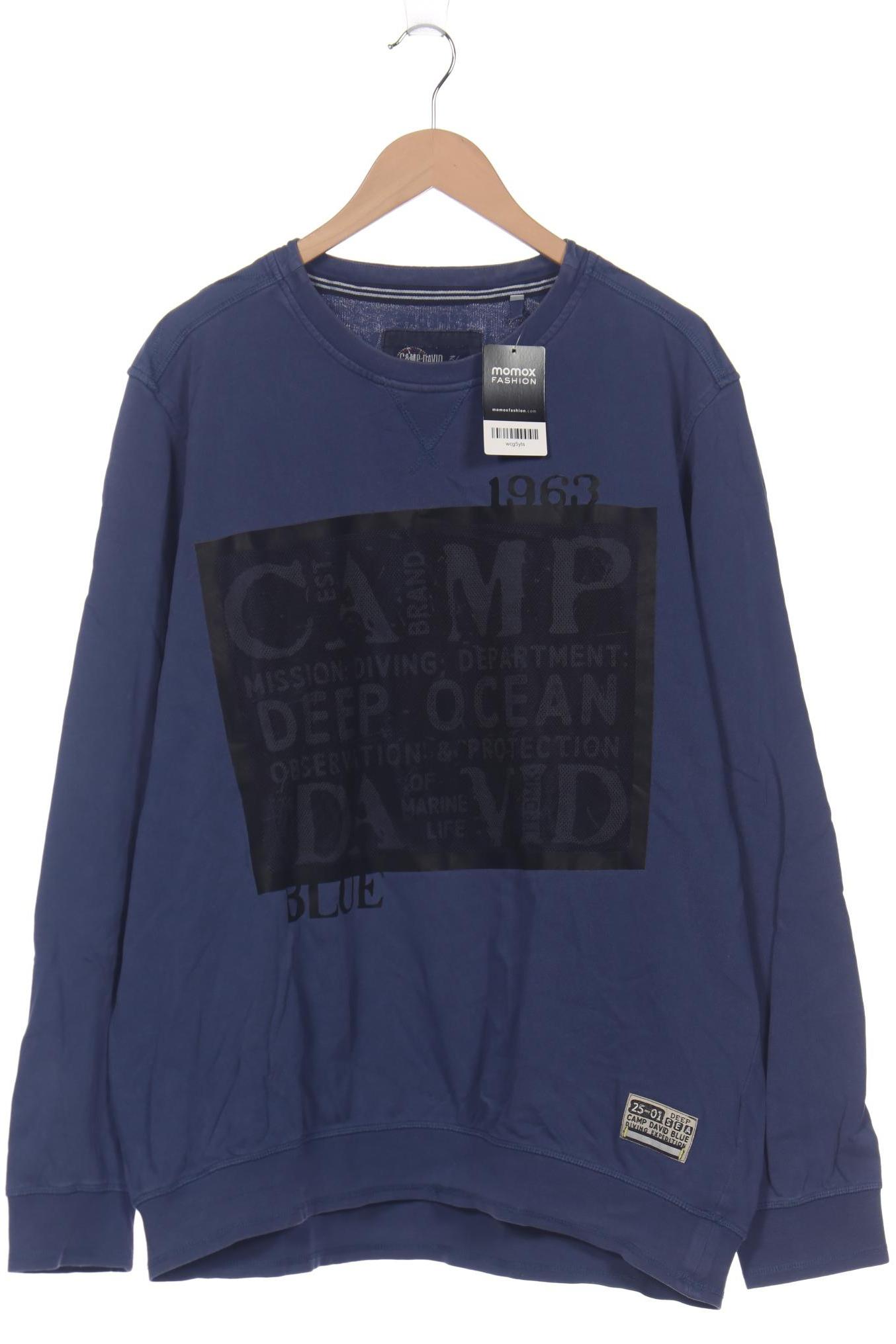 

Camp David Herren Sweatshirt, blau, Gr. 58