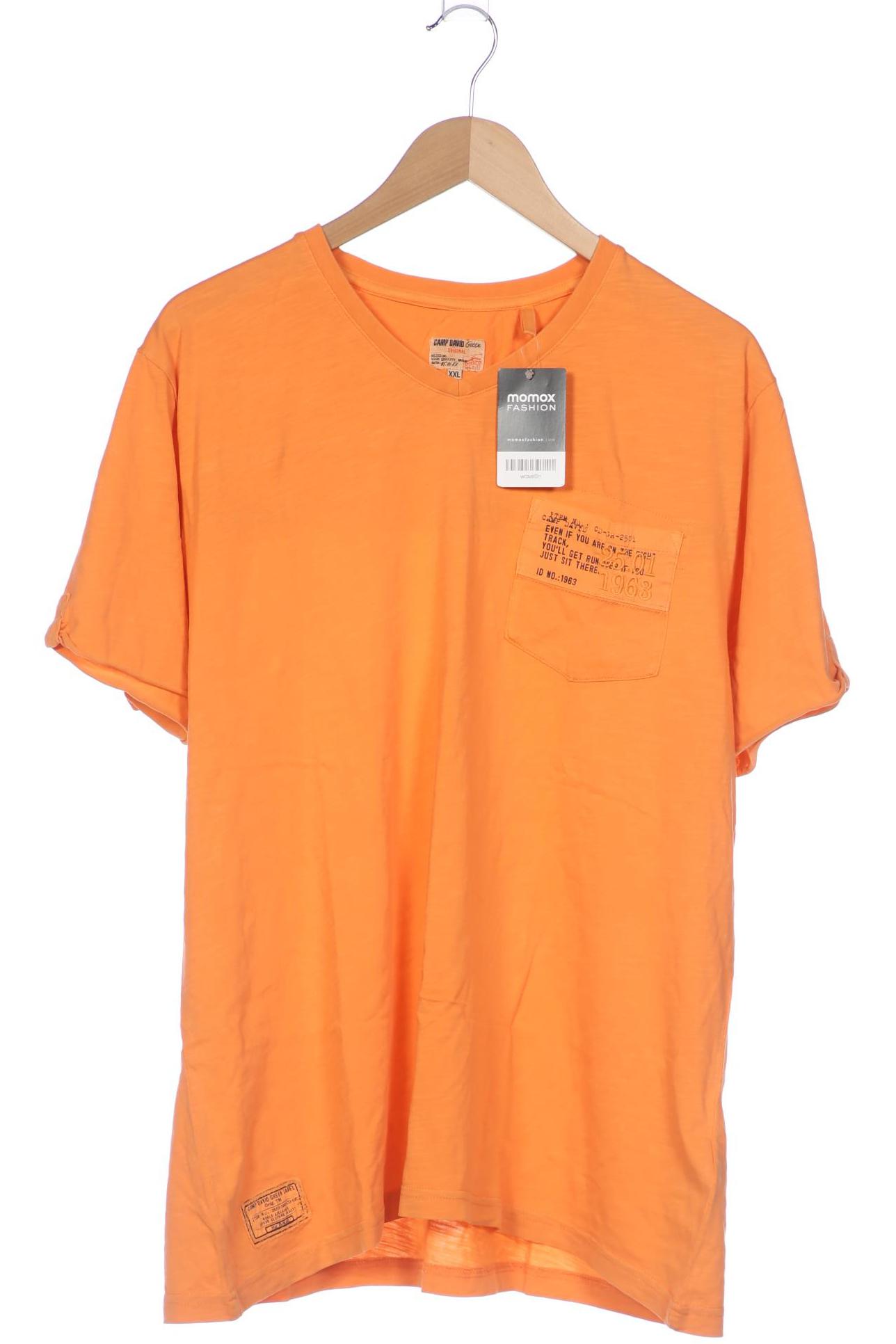 

Camp David Herren T-Shirt, orange, Gr. 56