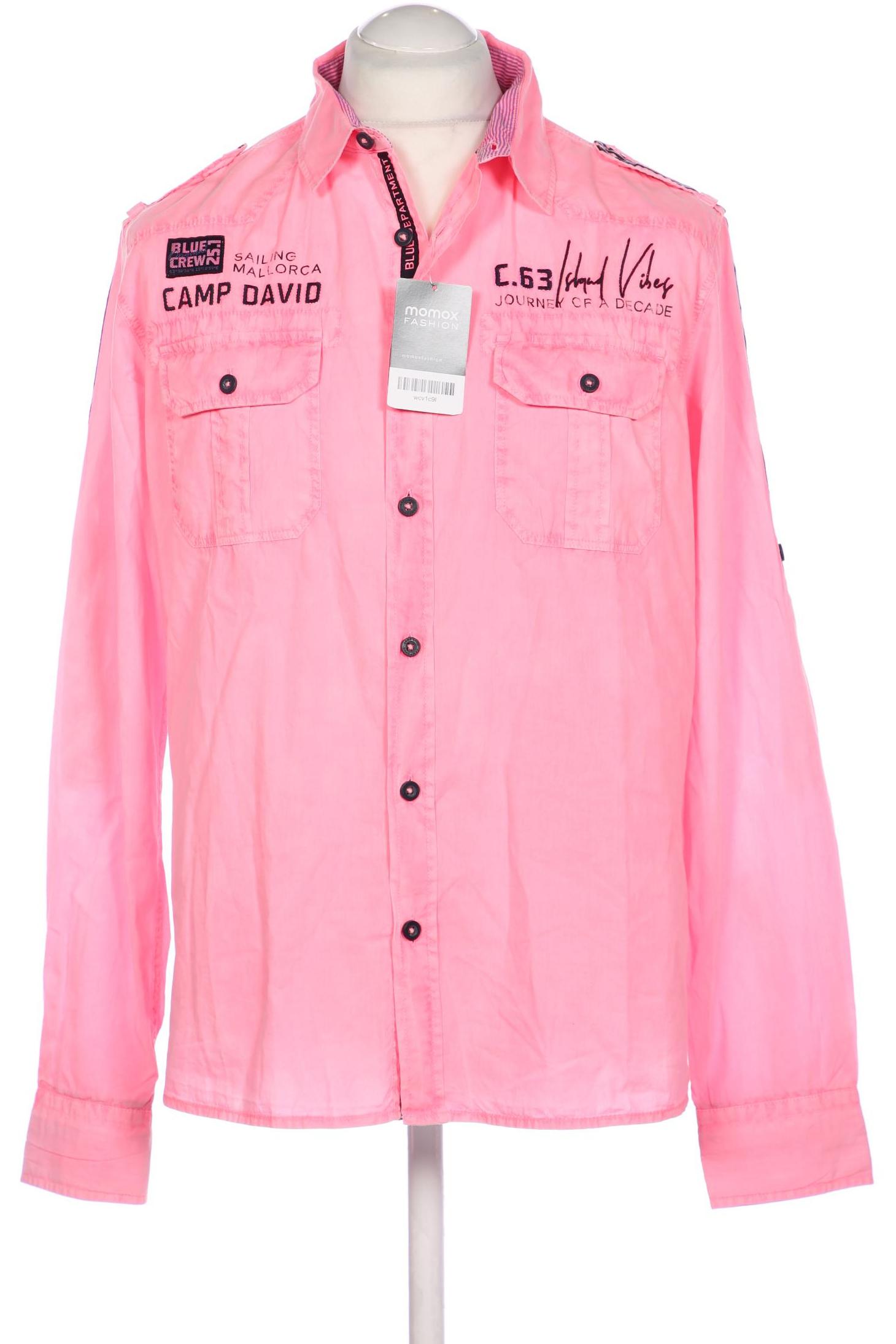 

Camp David Herren Hemd, pink, Gr. 48