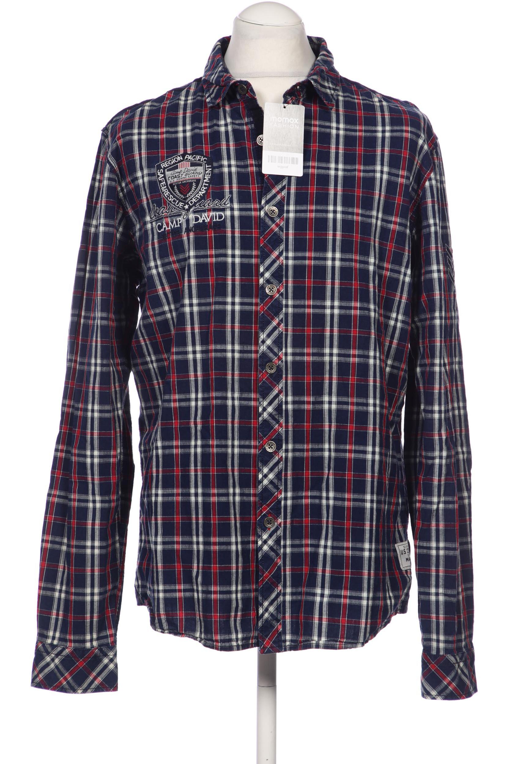 

Camp David Herren Hemd, blau
