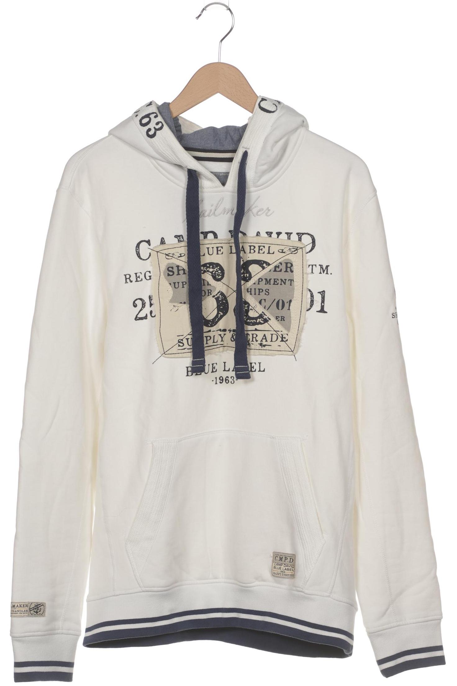 

Camp David Herren Kapuzenpullover, weiß, Gr. 52