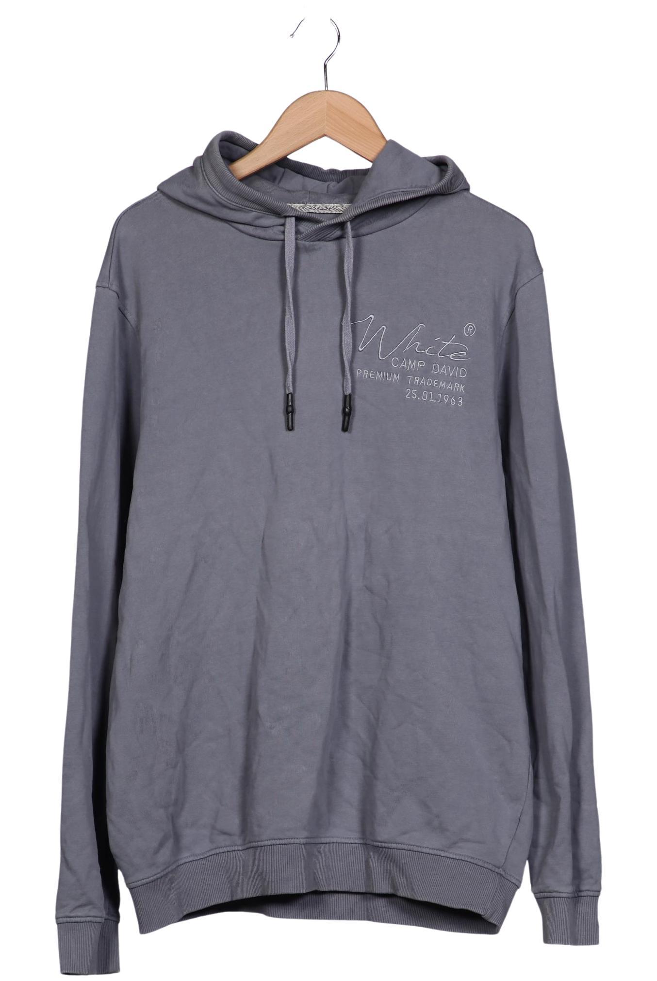 

Camp David Herren Kapuzenpullover, grau, Gr. 54