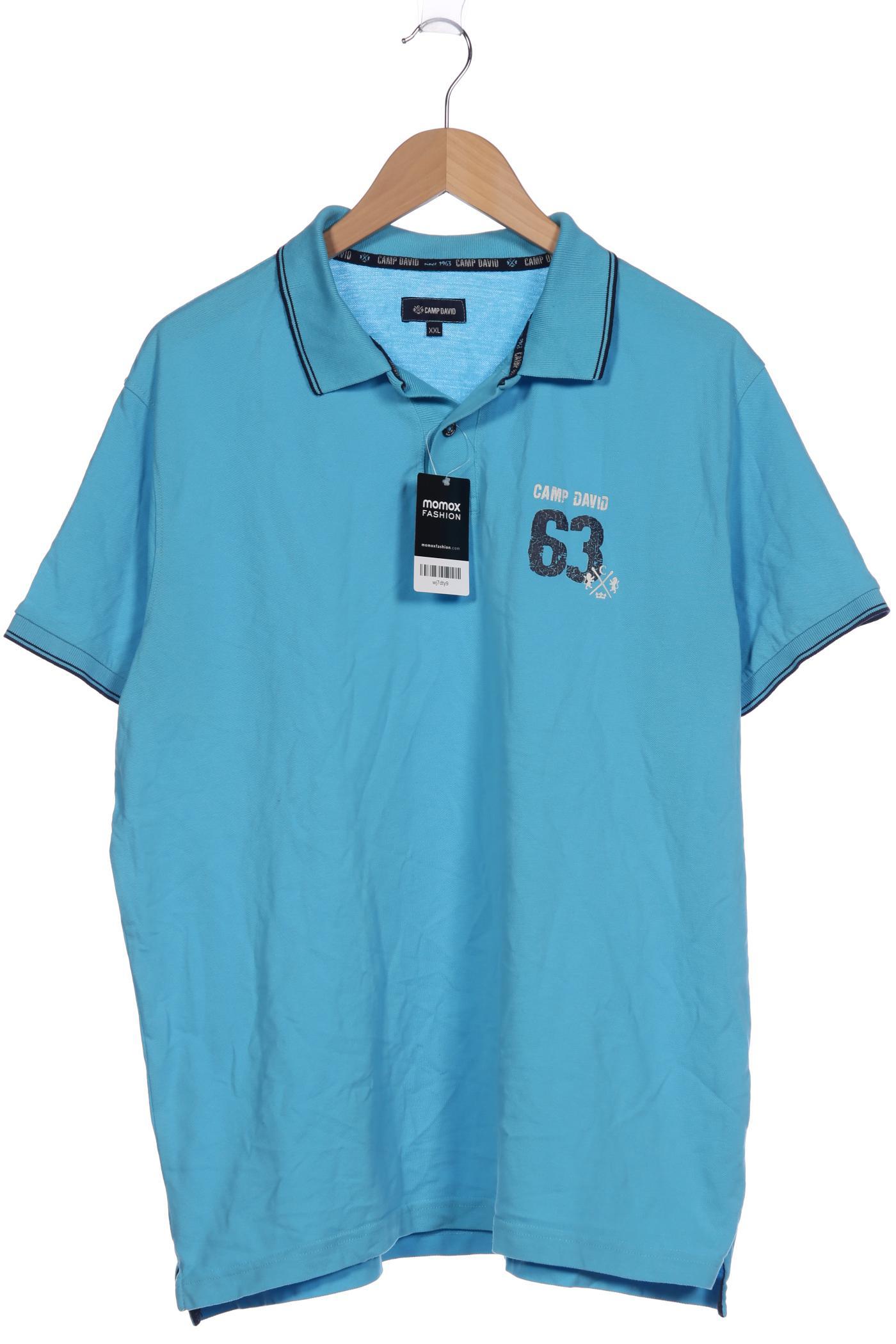 

Camp David Herren Poloshirt, blau