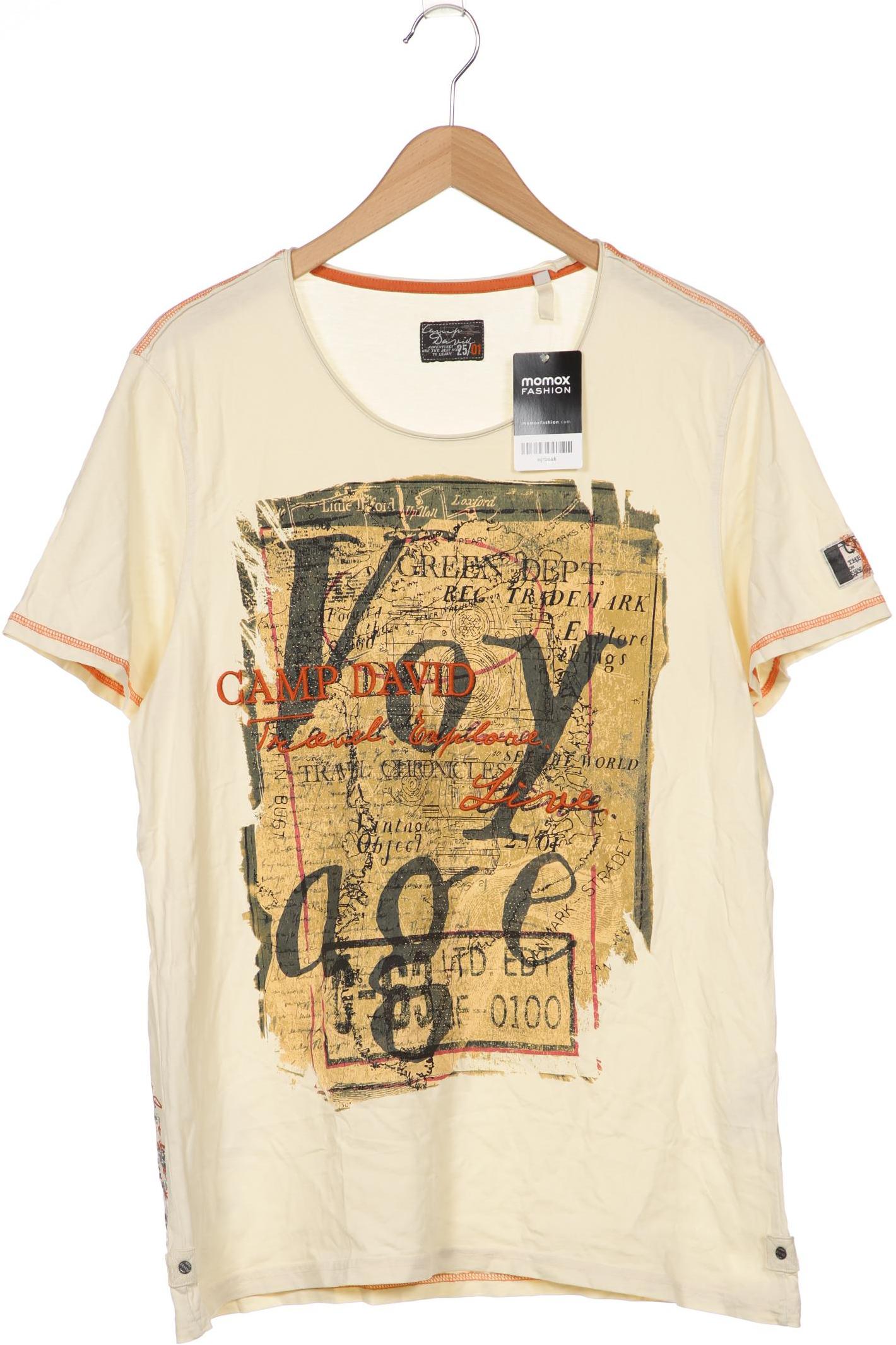 

Camp David Herren T-Shirt, cremeweiß