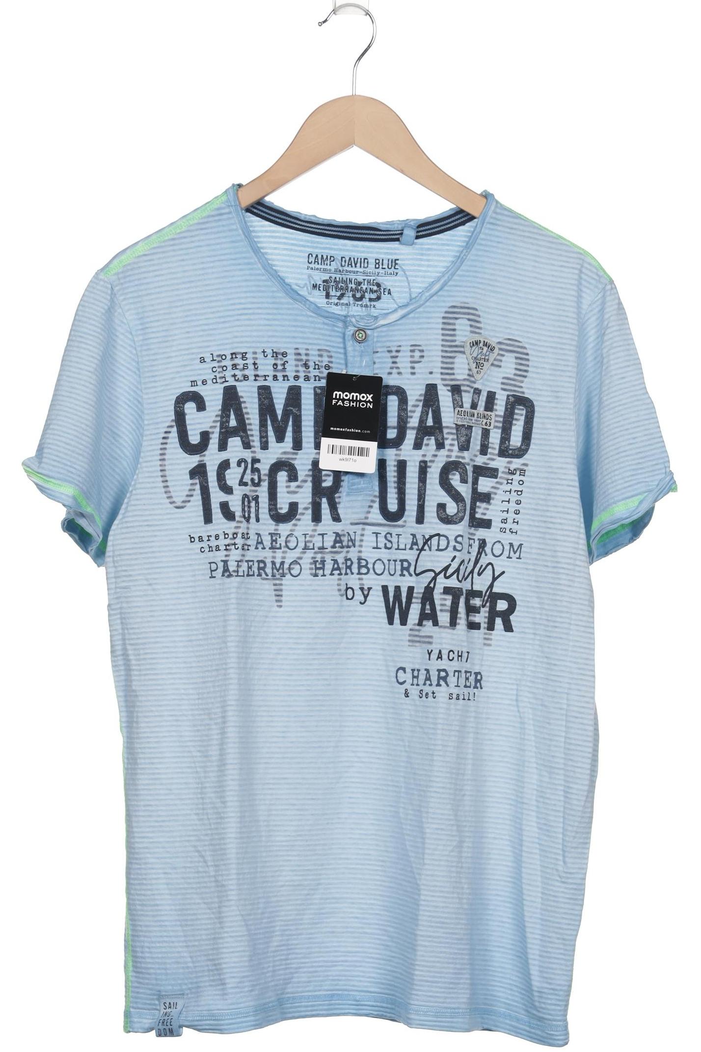 

Camp David Herren T-Shirt, blau, Gr. 54