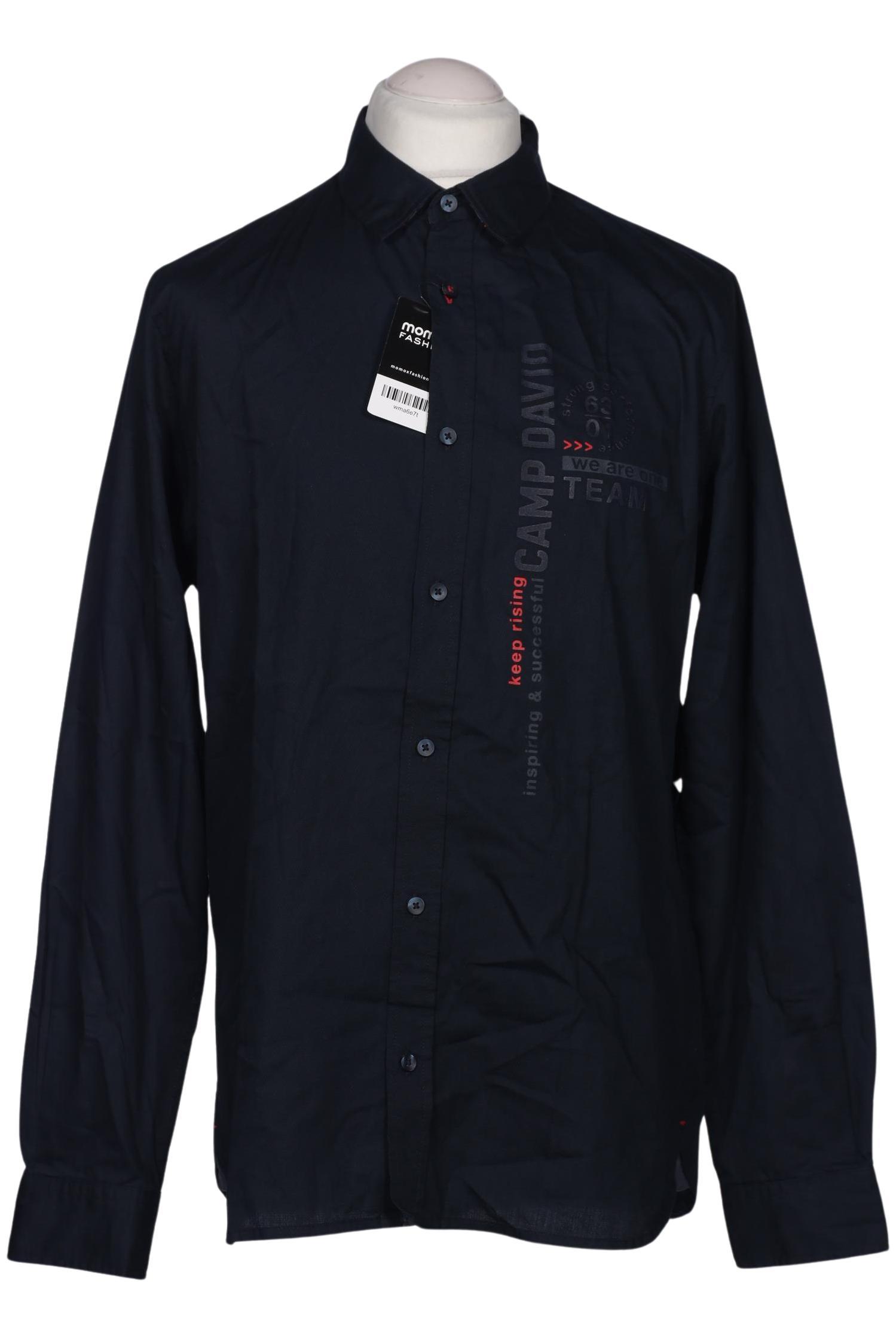 

Camp David Herren Hemd, marineblau, Gr. 48