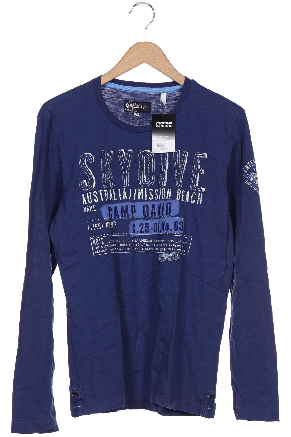 

Camp David Herren Langarmshirt, blau