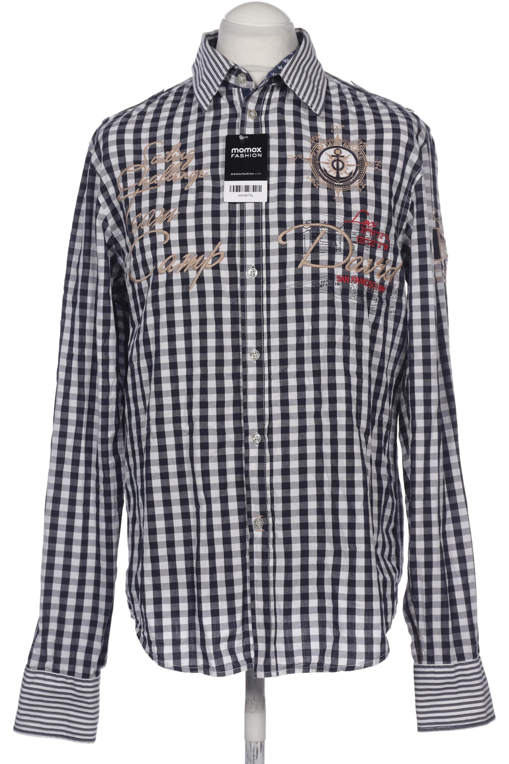 

Camp David Herren Hemd, marineblau