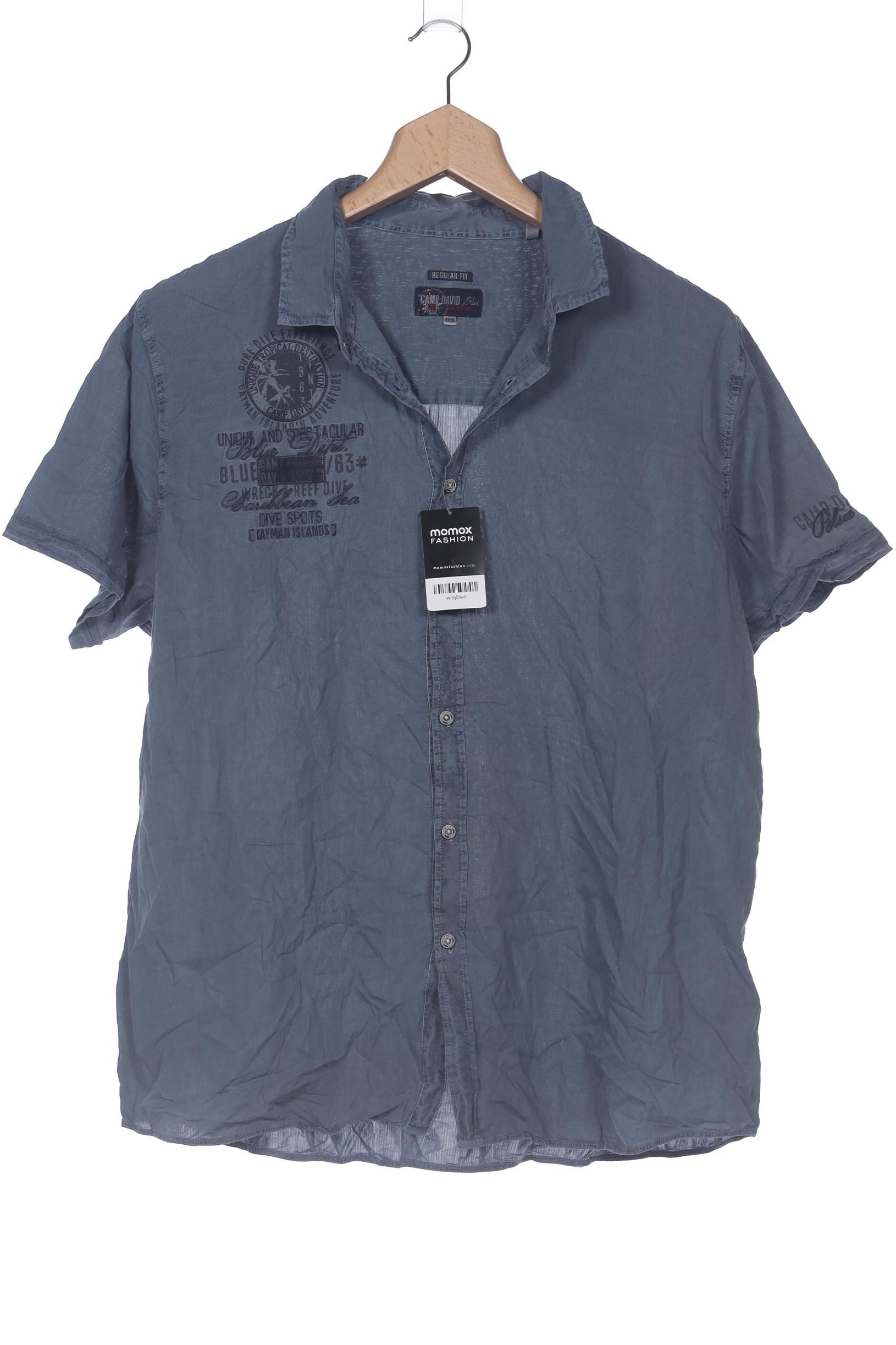 

Camp David Herren Hemd, blau, Gr. 58