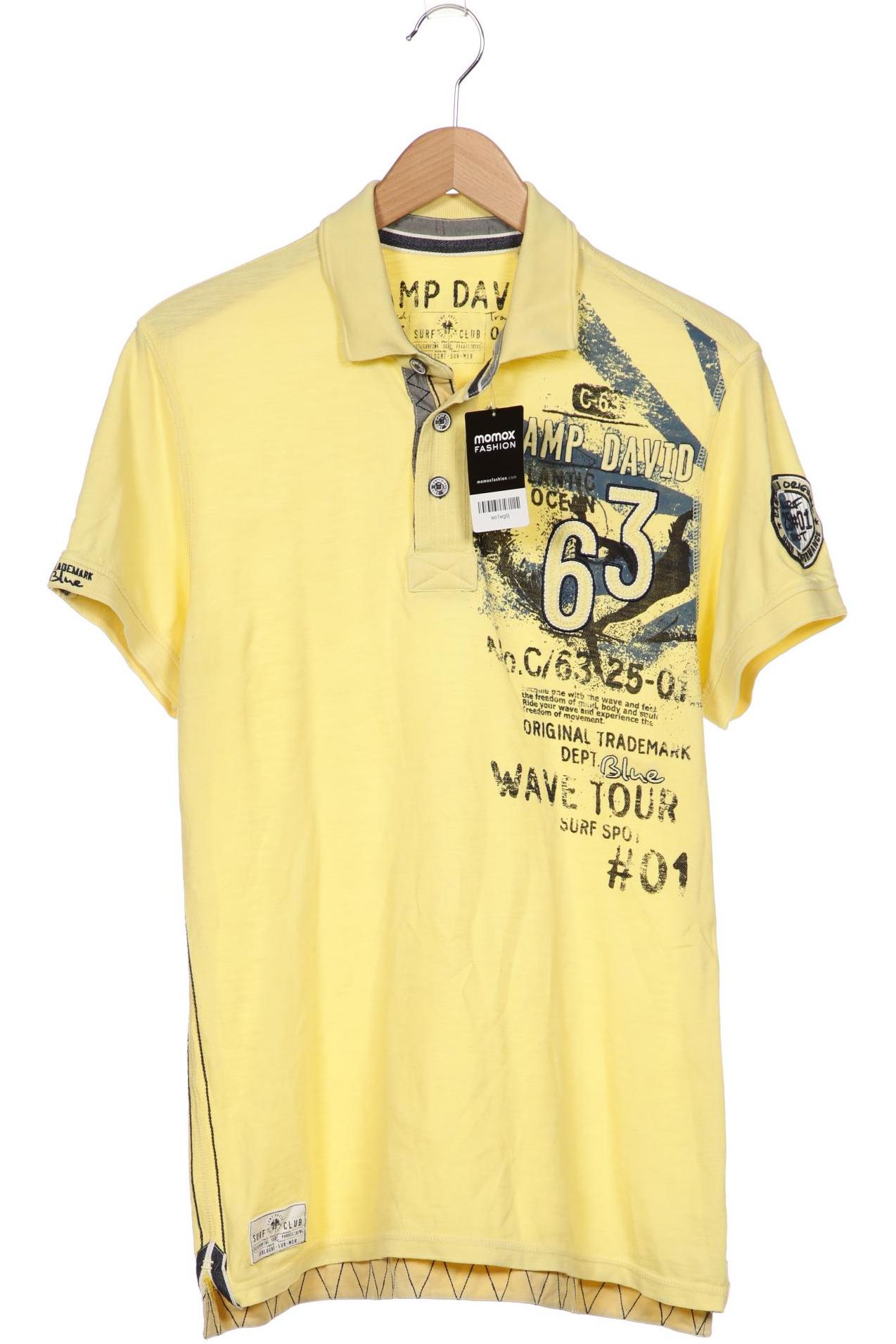 

Camp David Herren Poloshirt, gelb