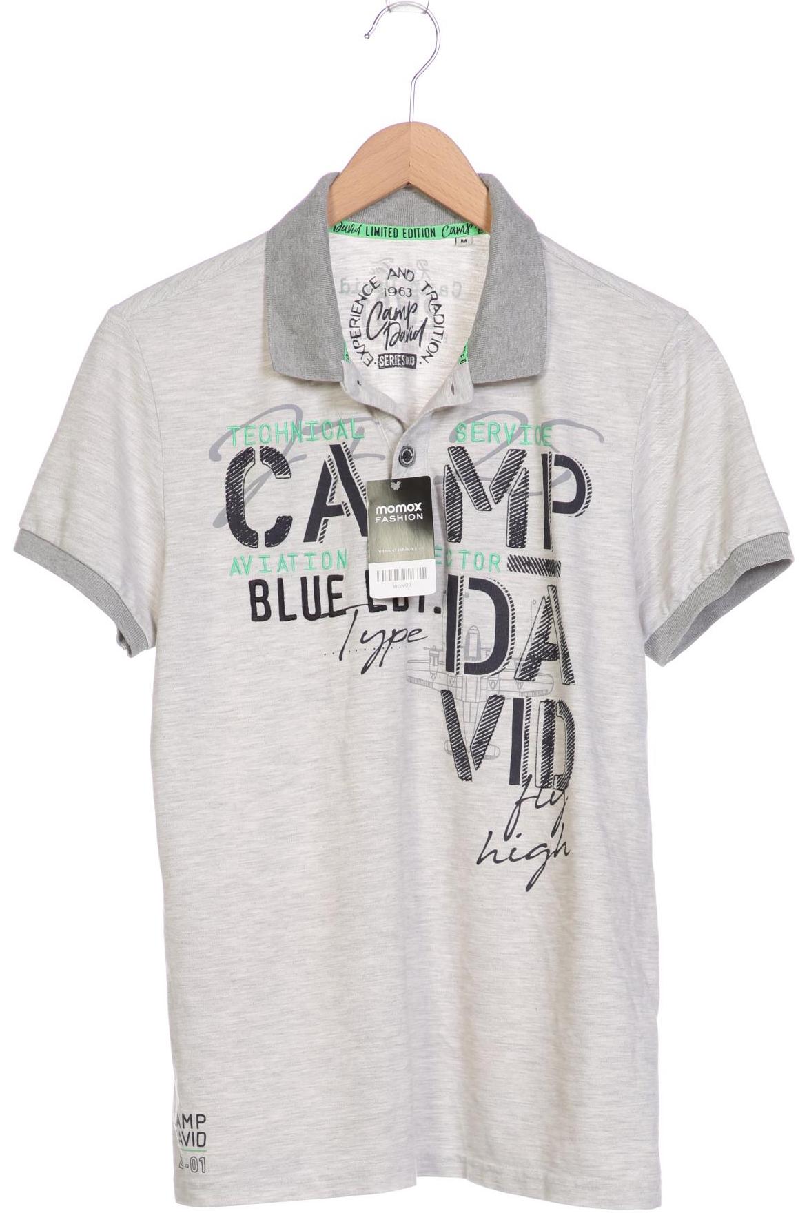 

Camp David Herren Poloshirt, grau, Gr. 48