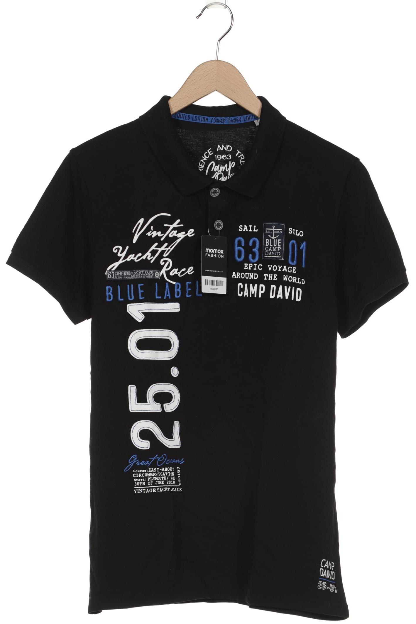 

Camp David Herren Poloshirt, schwarz, Gr. 52