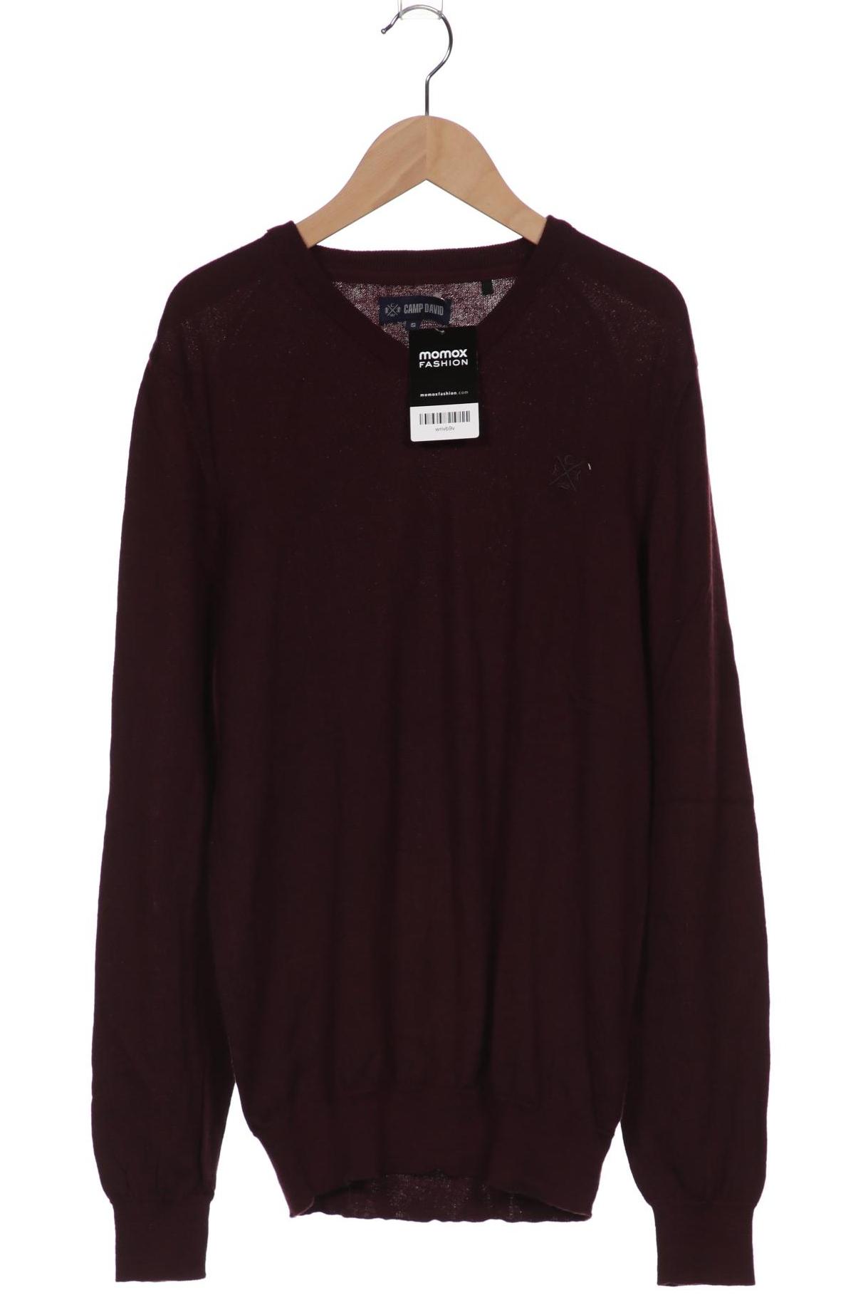 

Camp David Herren Pullover, bordeaux