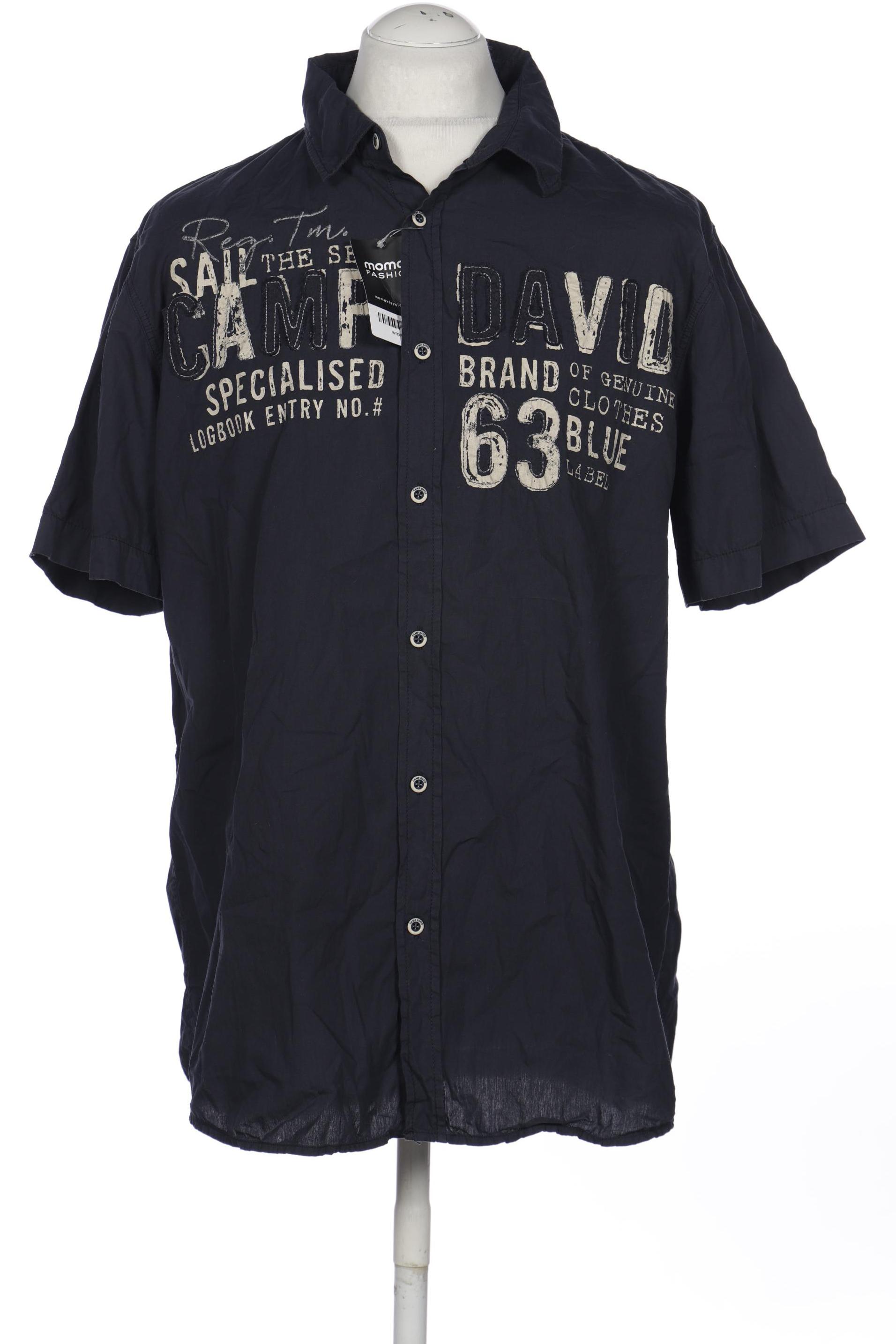 

Camp David Herren Hemd, marineblau, Gr. 54