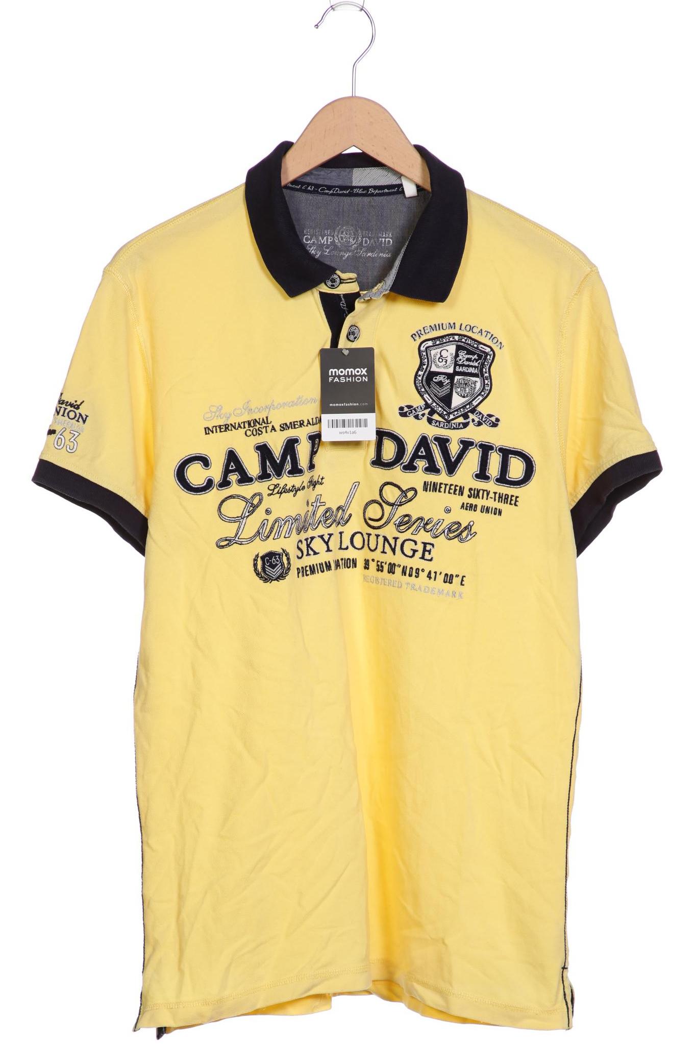 

Camp David Herren Poloshirt, gelb