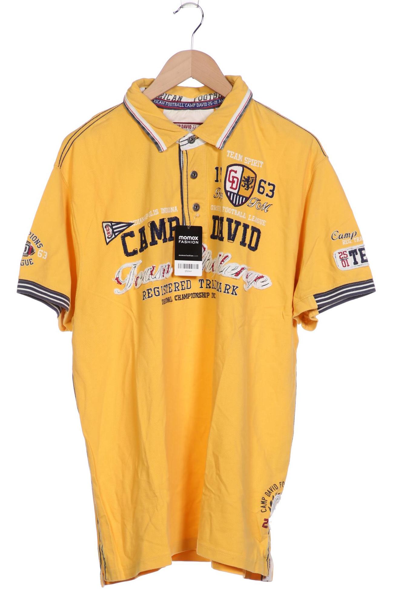 

Camp David Herren Poloshirt, gelb, Gr. 58