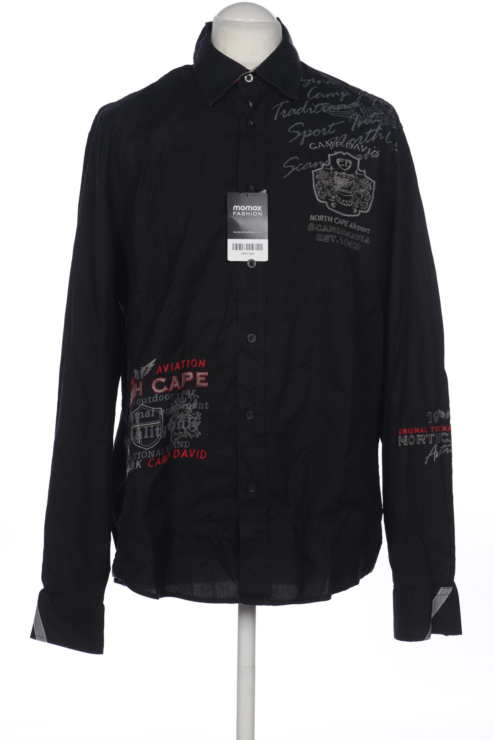 

Camp David Herren Hemd, schwarz