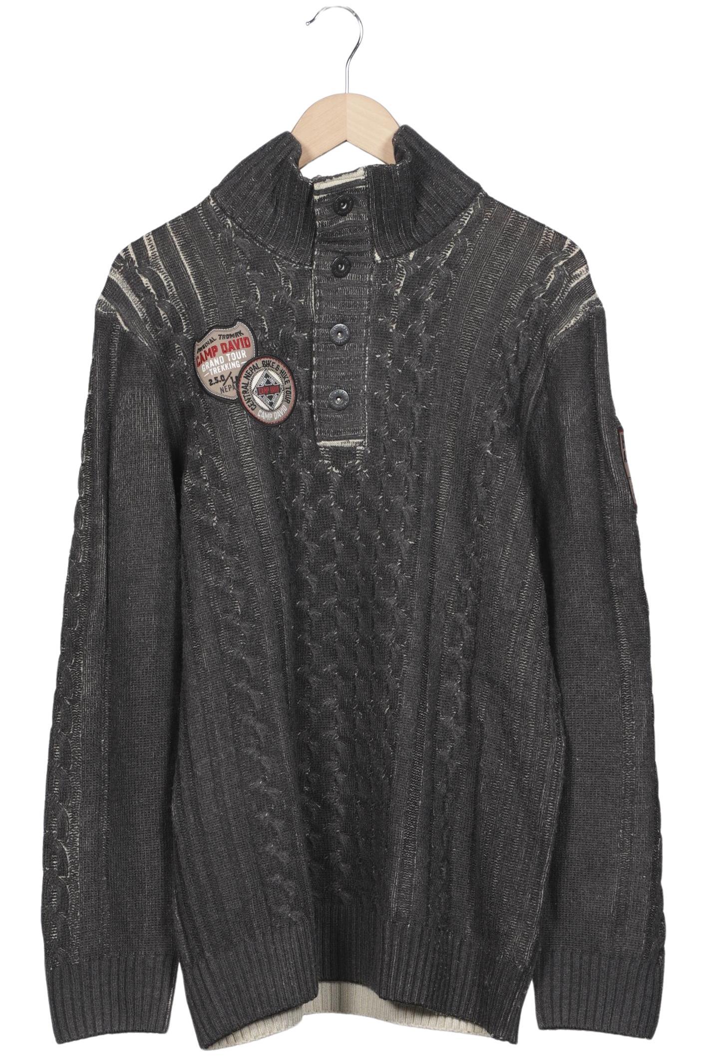 

Camp David Herren Pullover, grau, Gr. 54