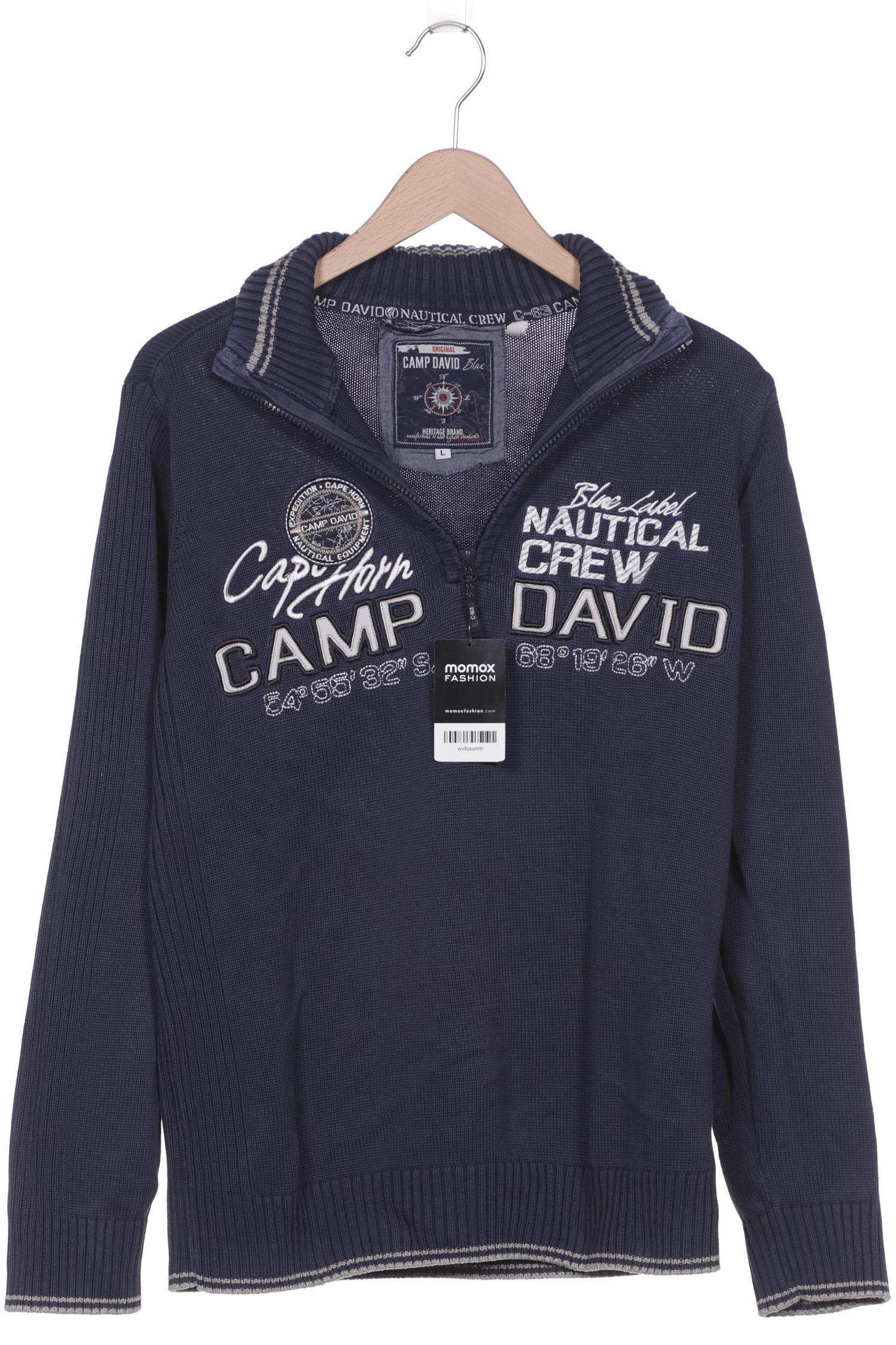 

Camp David Herren Pullover, marineblau