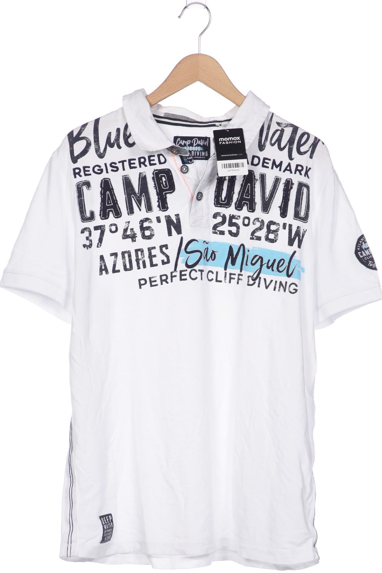 

Camp David Herren Poloshirt, weiß, Gr. 56