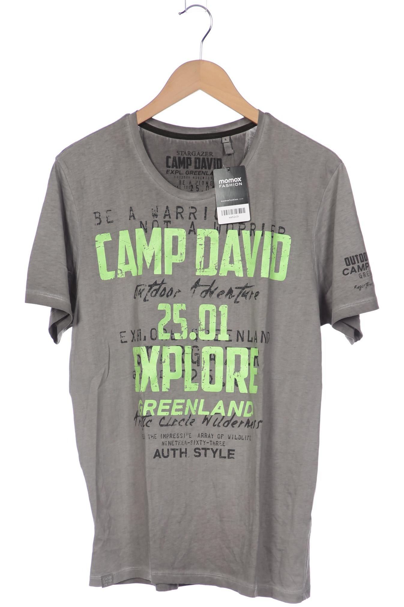 

Camp David Herren T-Shirt, grau, Gr. 52